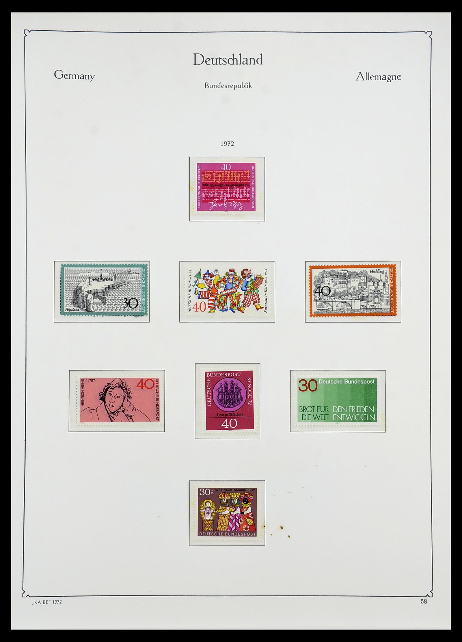 34571 091 - Postzegelverzameling 34571 Bundespost 1949-1996.