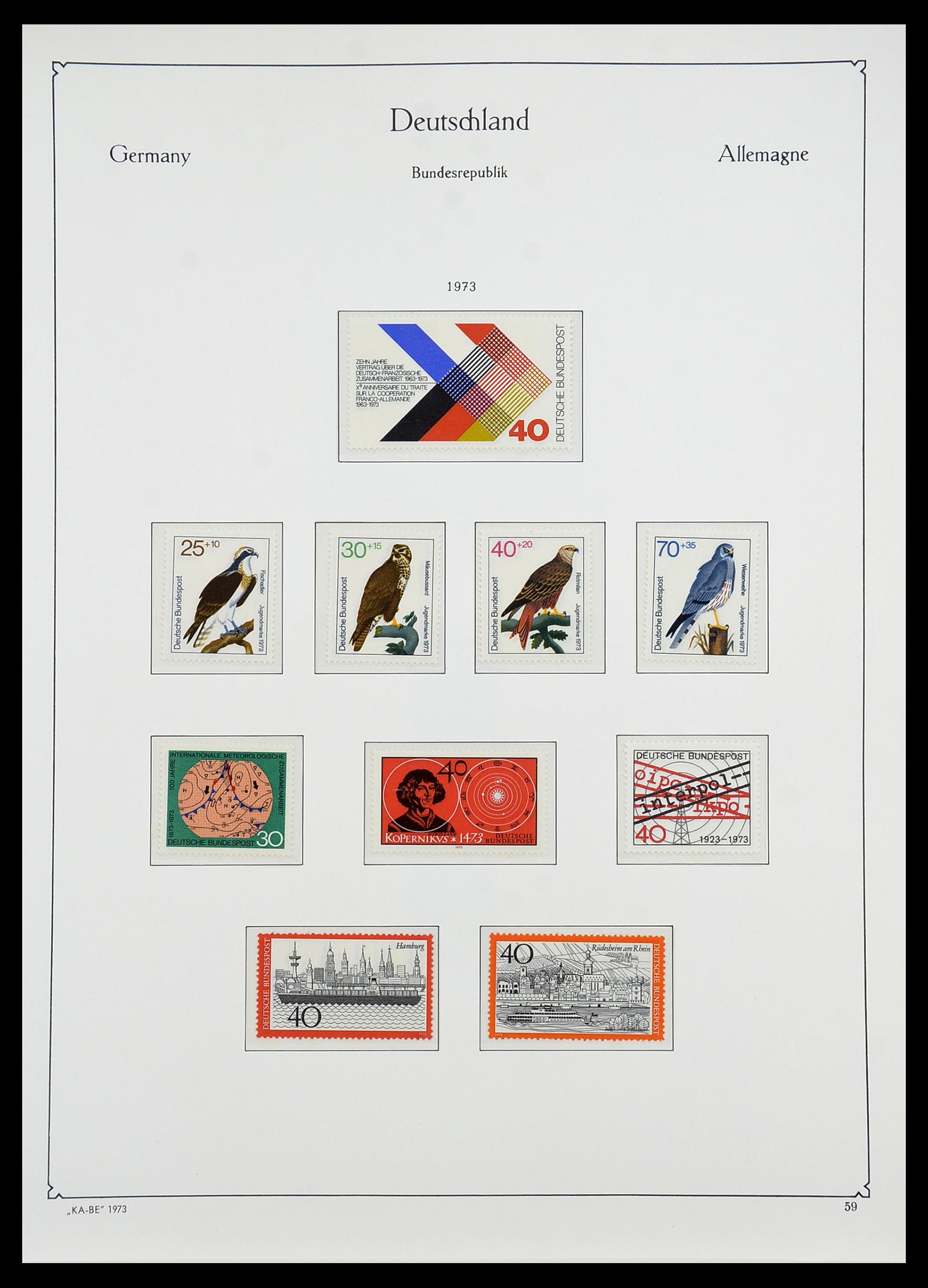 34571 092 - Postzegelverzameling 34571 Bundespost 1949-1996.
