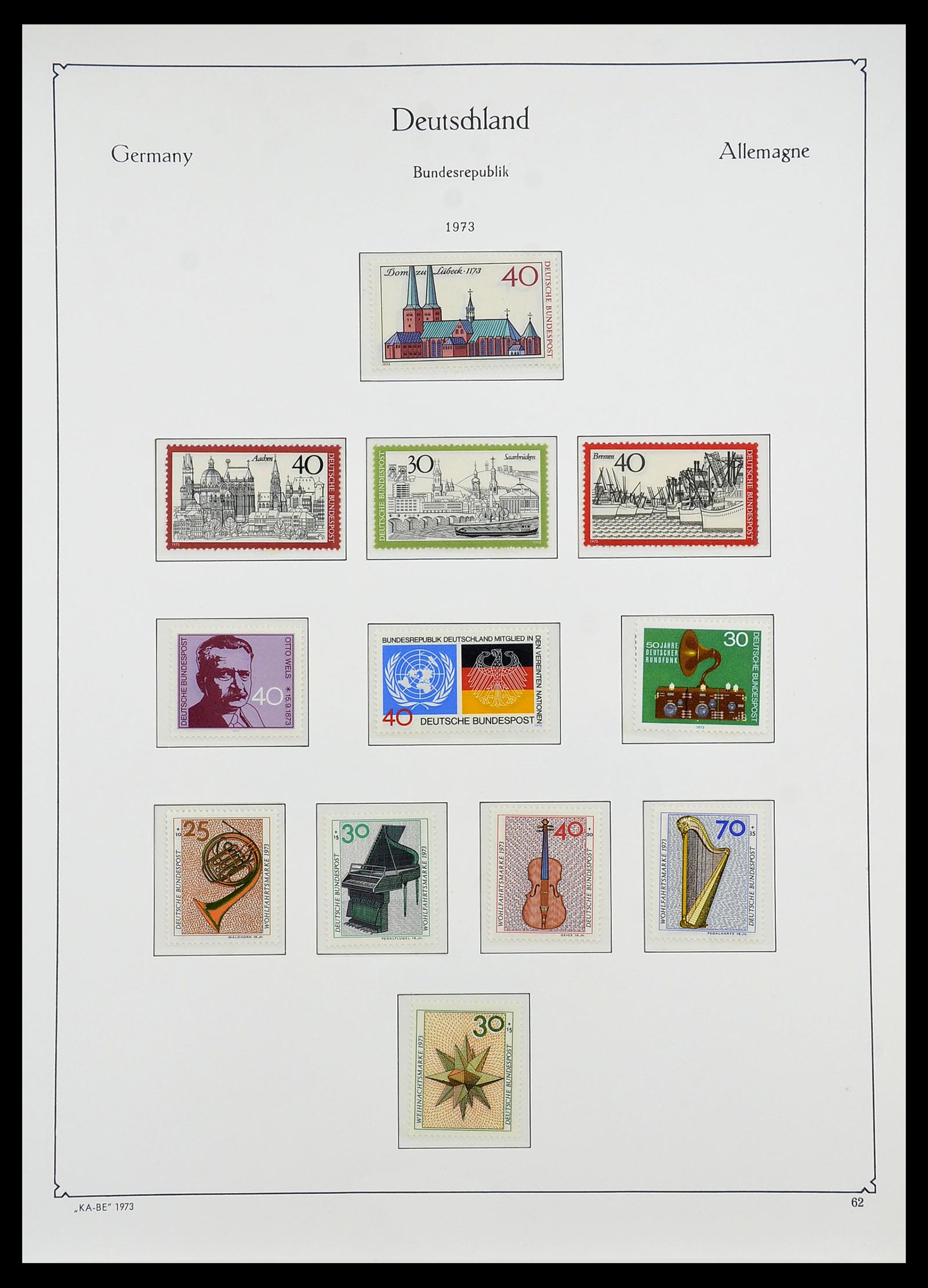 34571 096 - Postzegelverzameling 34571 Bundespost 1949-1996.