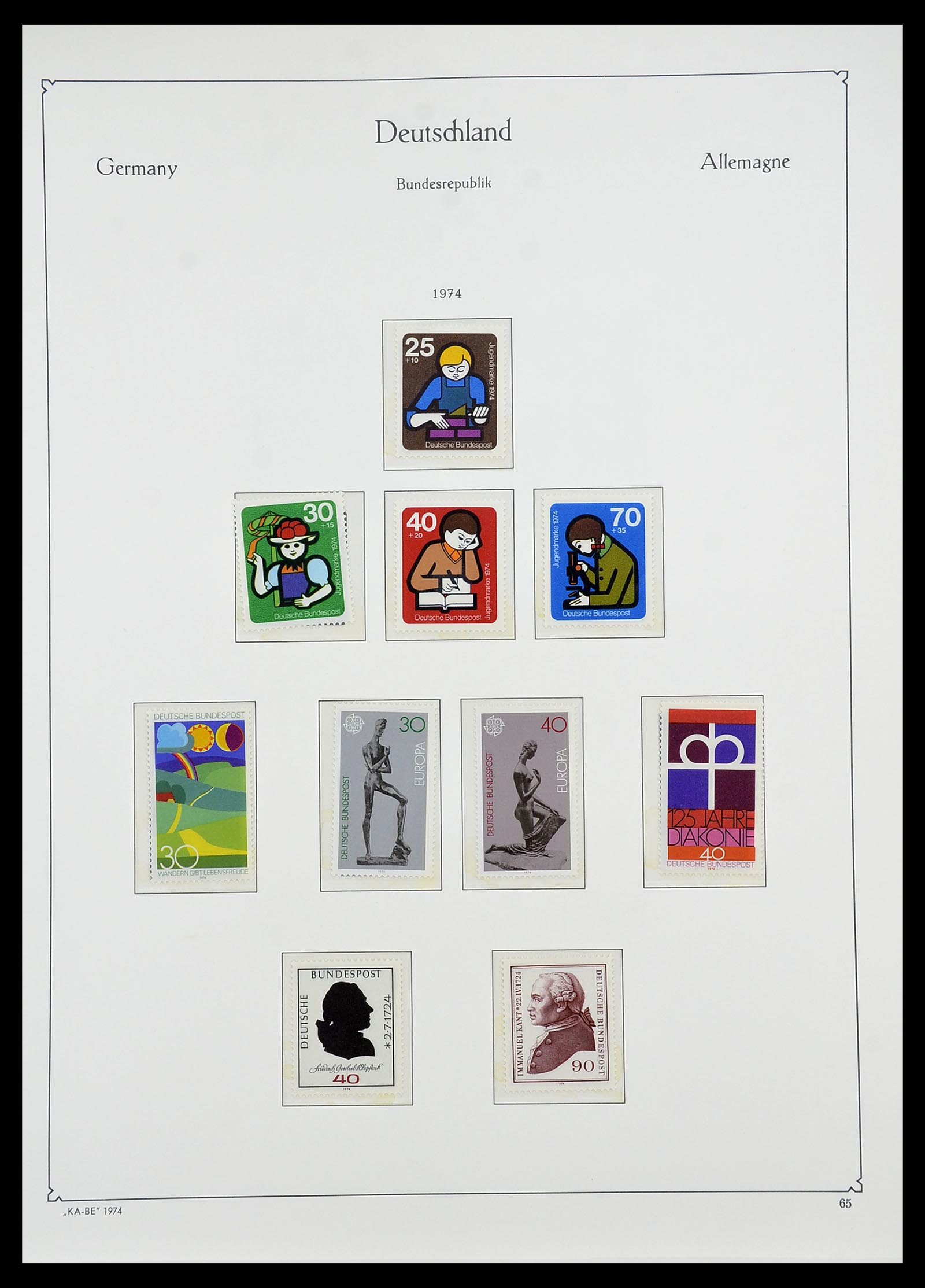 34571 099 - Postzegelverzameling 34571 Bundespost 1949-1996.