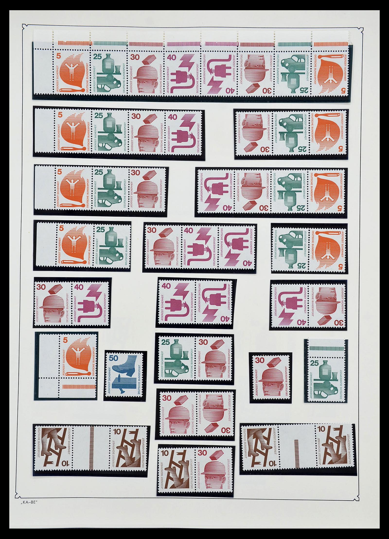 34571 106 - Postzegelverzameling 34571 Bundespost 1949-1996.