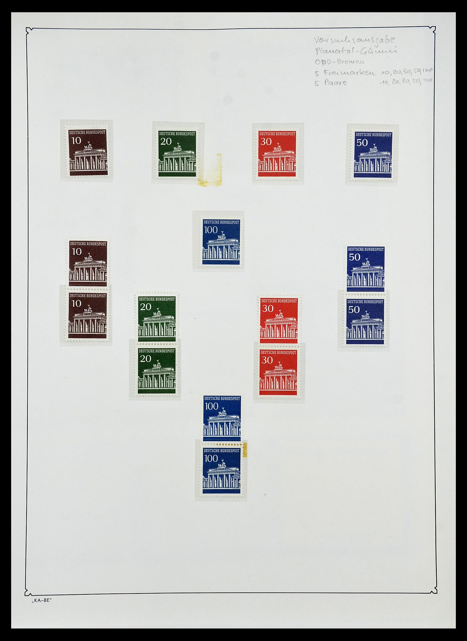 34571 109 - Postzegelverzameling 34571 Bundespost 1949-1996.