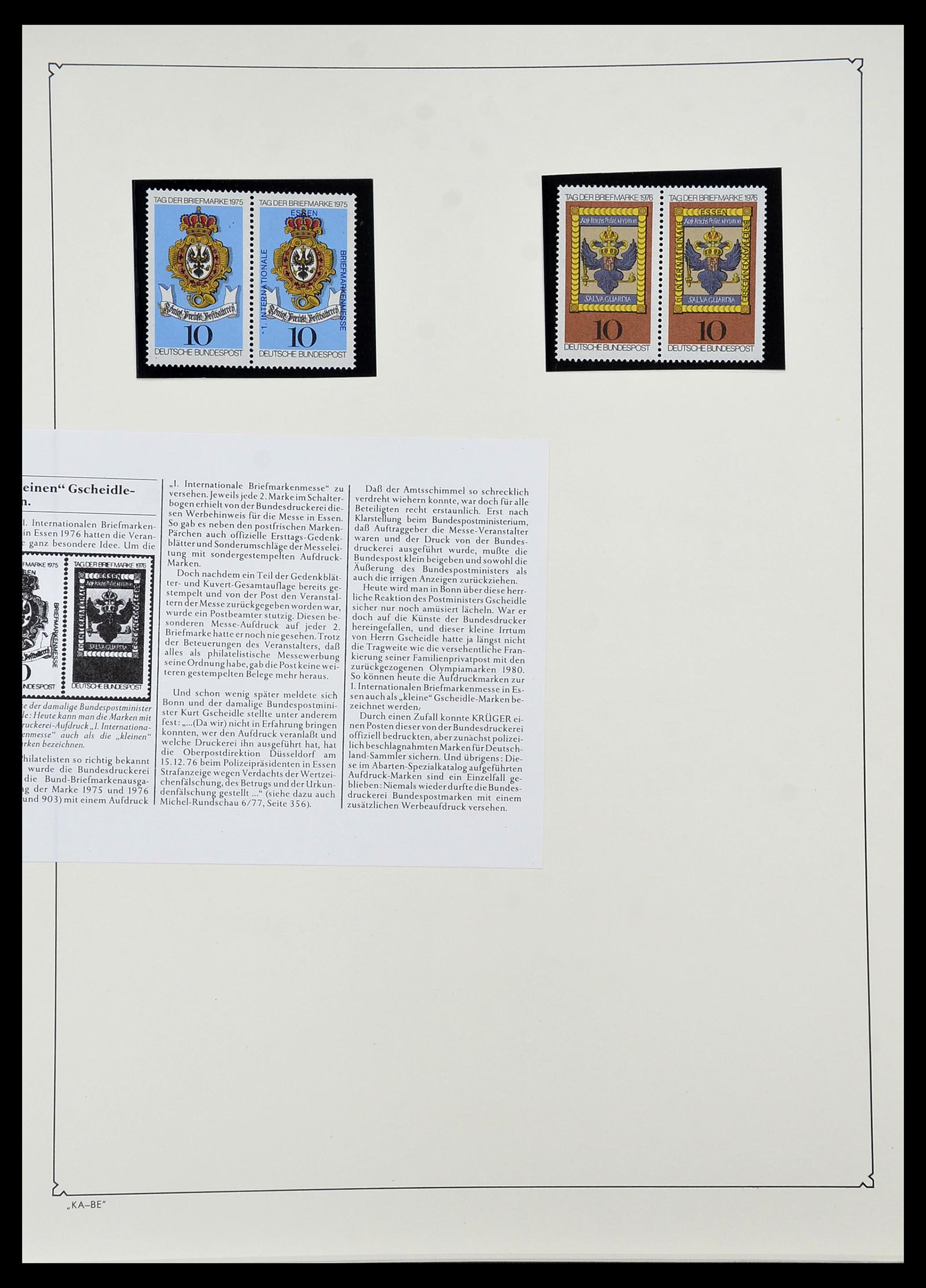 34571 115 - Postzegelverzameling 34571 Bundespost 1949-1996.