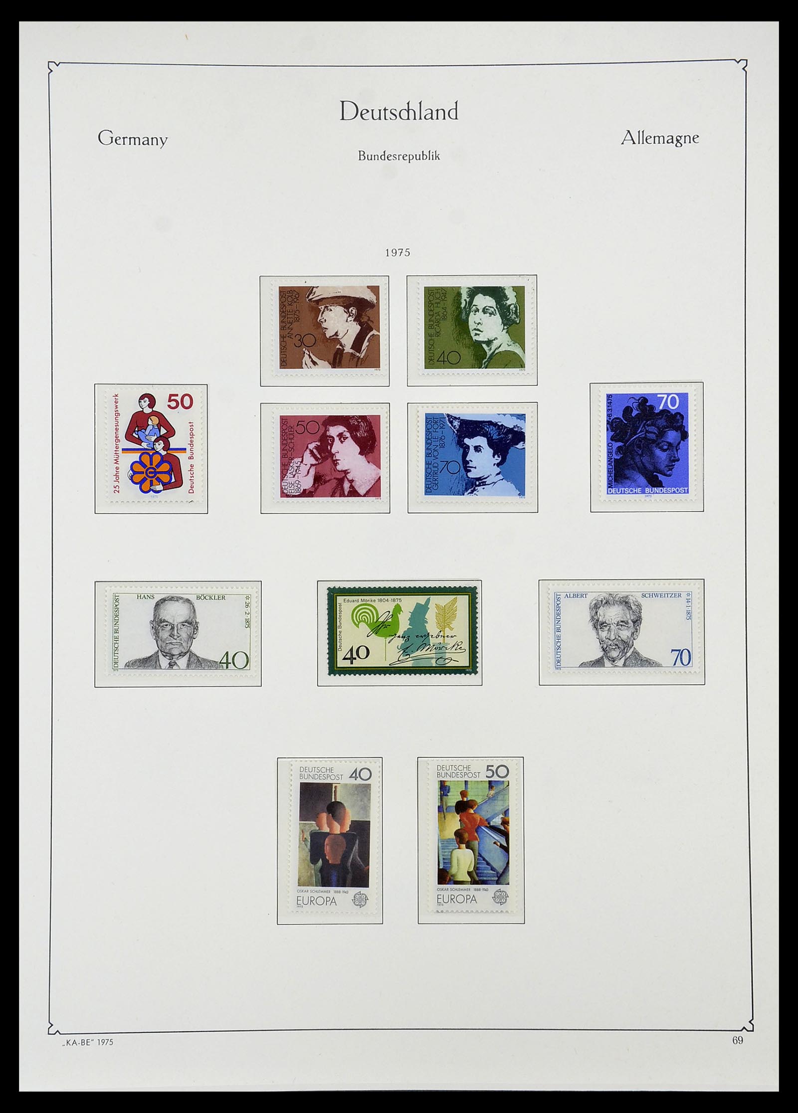 34571 116 - Postzegelverzameling 34571 Bundespost 1949-1996.