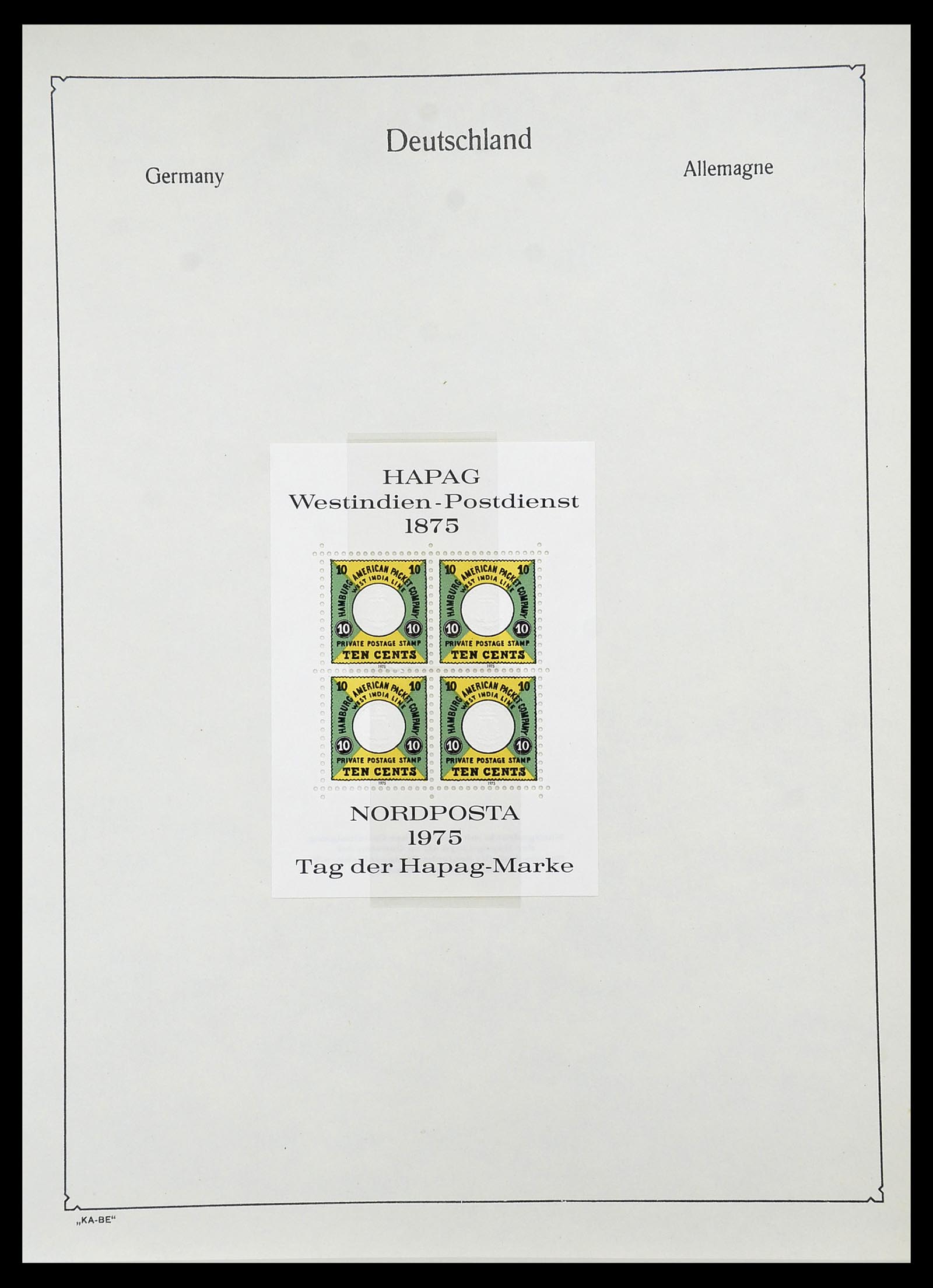 34571 122 - Postzegelverzameling 34571 Bundespost 1949-1996.