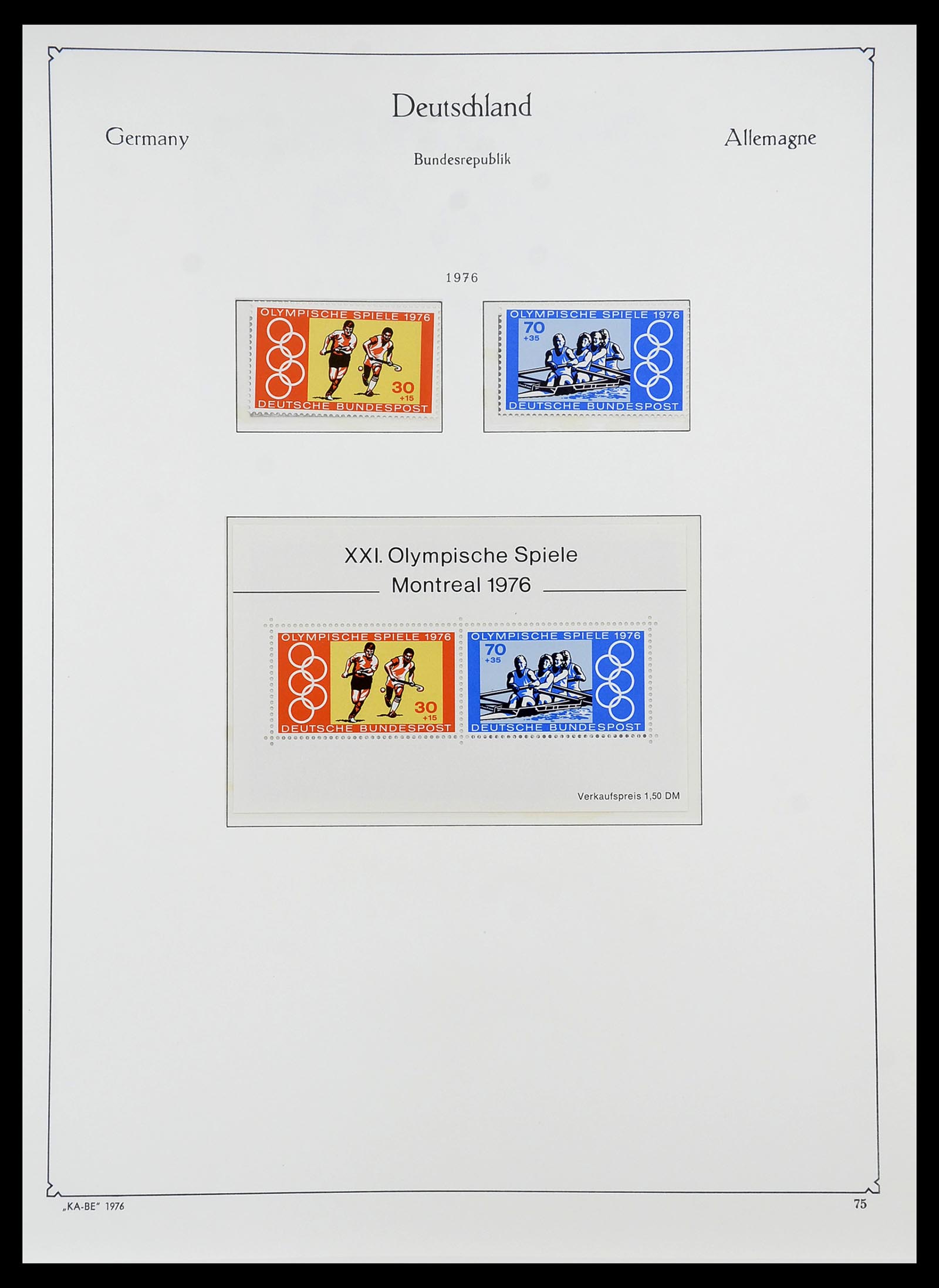 34571 125 - Postzegelverzameling 34571 Bundespost 1949-1996.