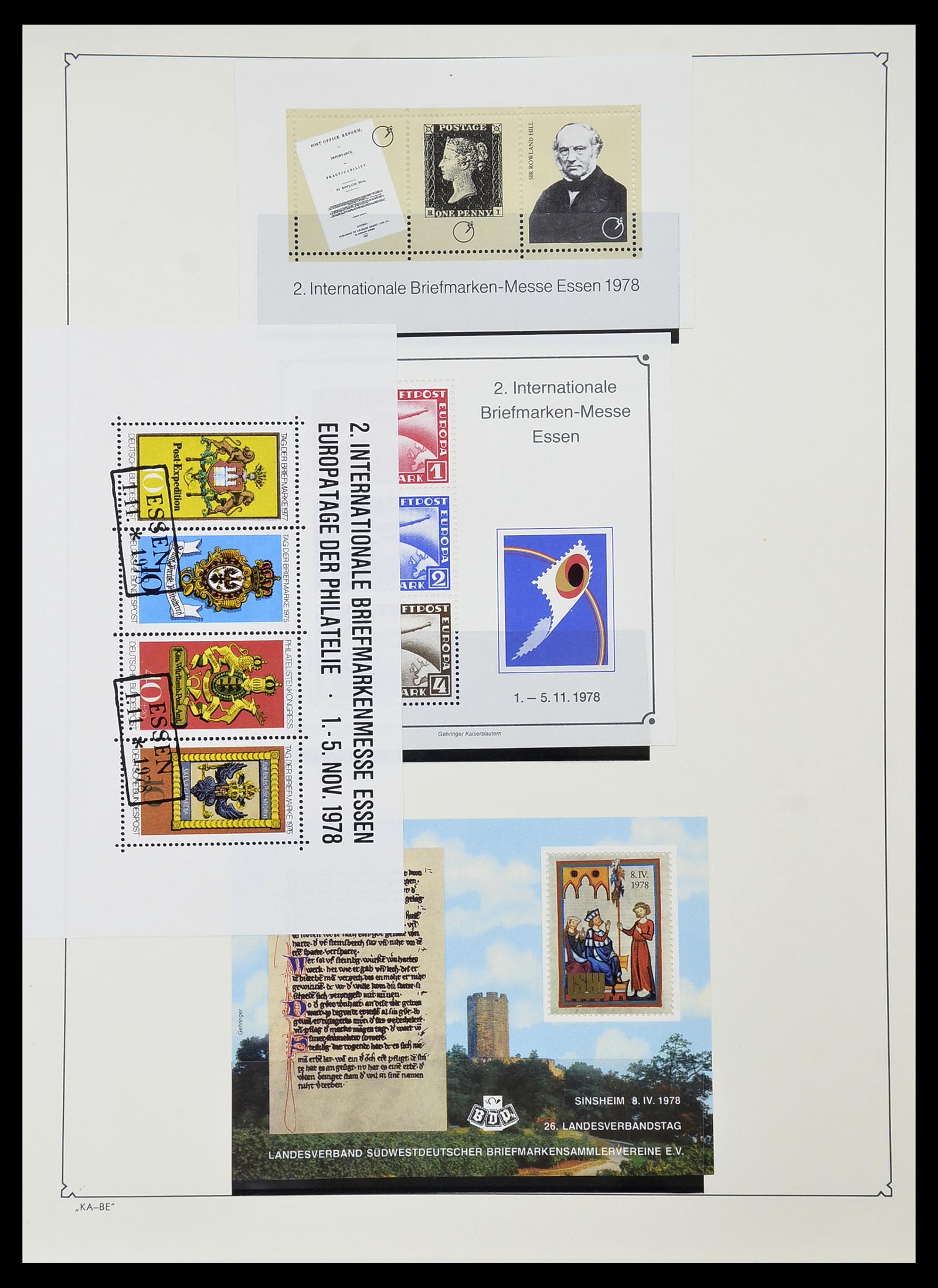 34571 138 - Postzegelverzameling 34571 Bundespost 1949-1996.