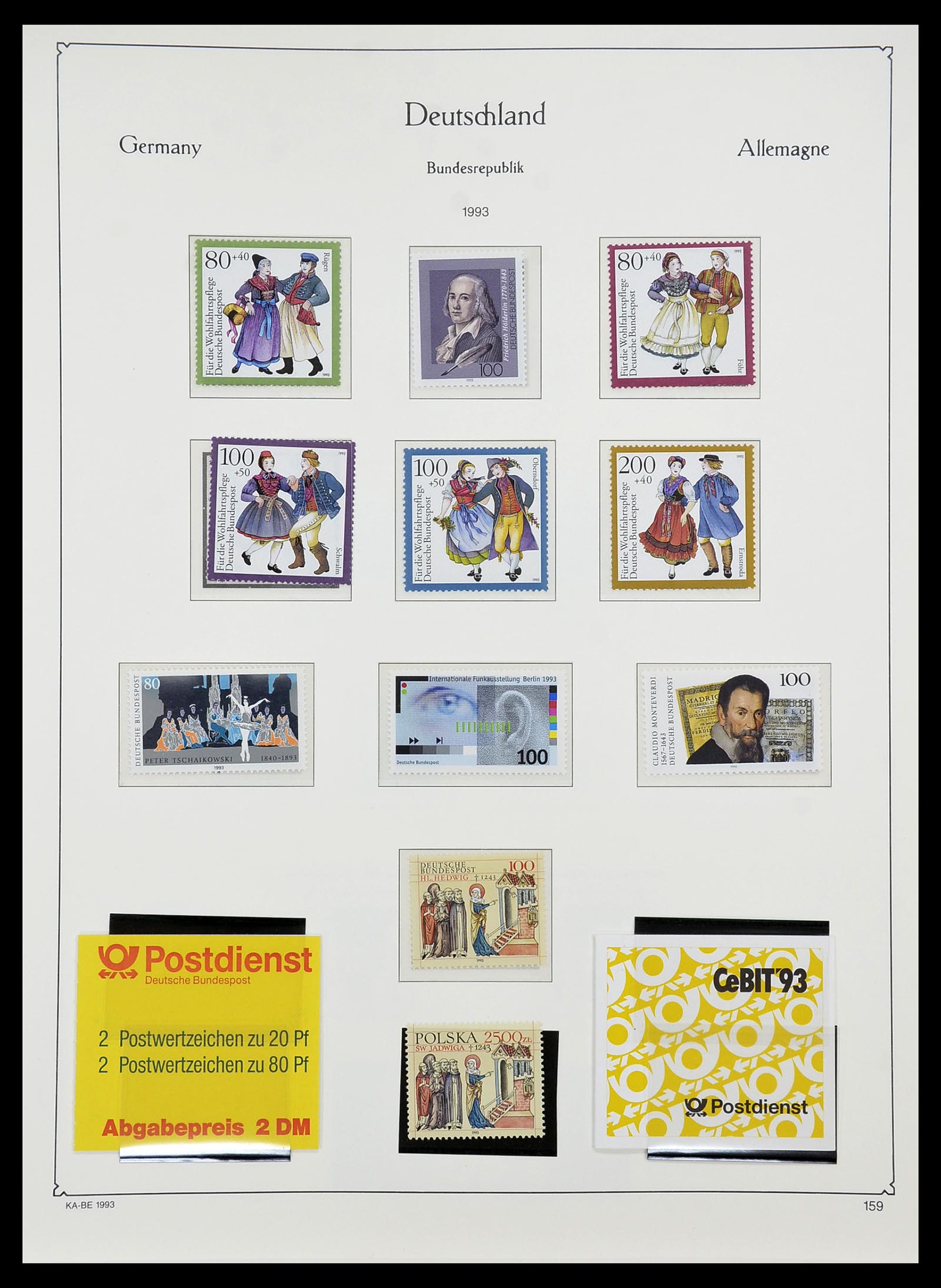 34571 252 - Postzegelverzameling 34571 Bundespost 1949-1996.