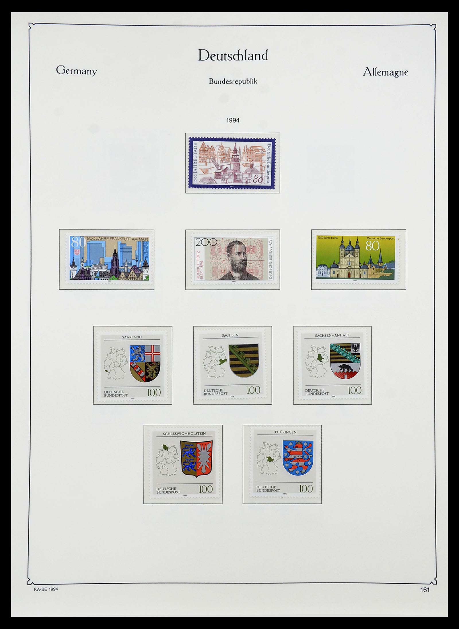 34571 254 - Postzegelverzameling 34571 Bundespost 1949-1996.