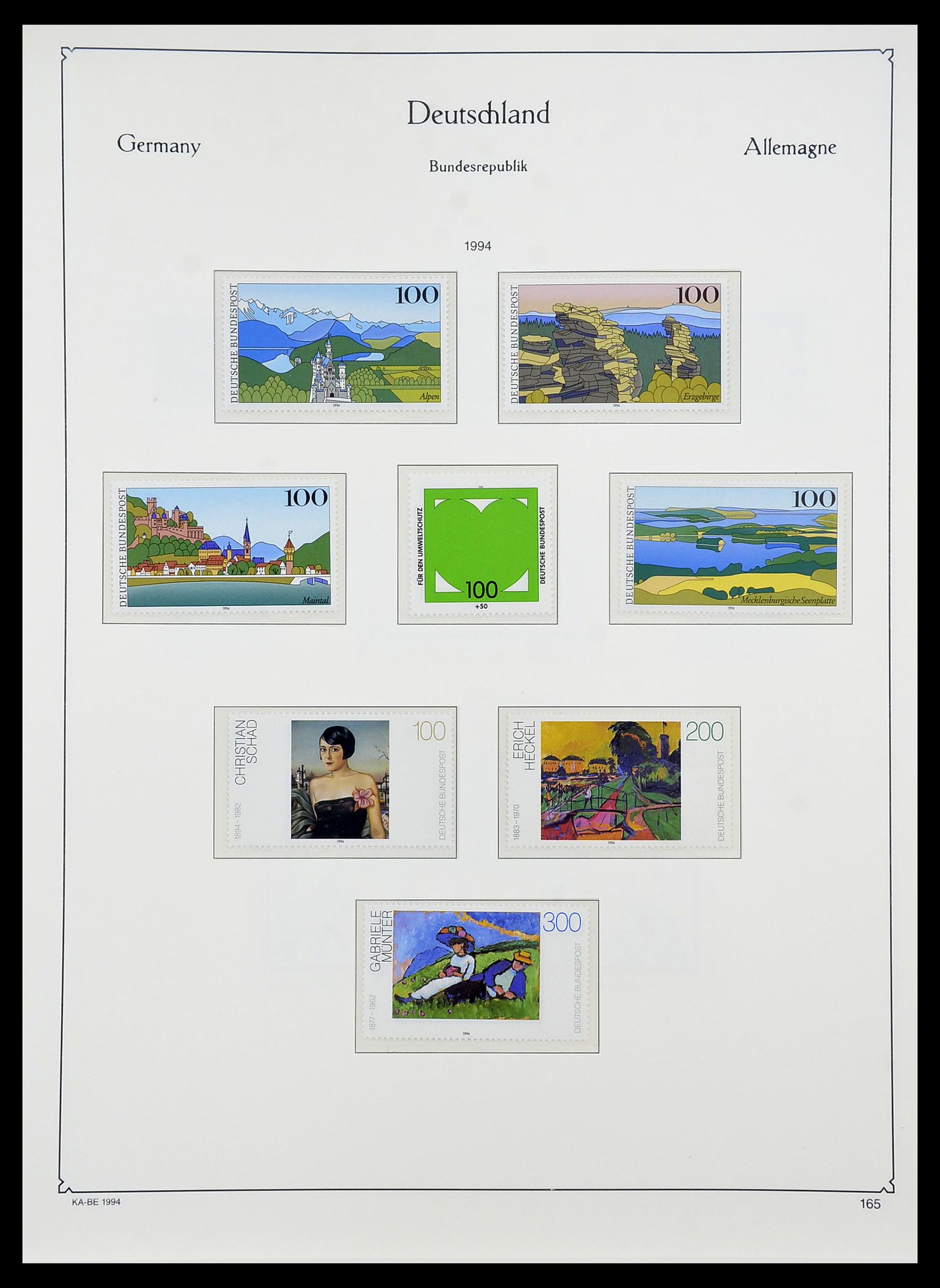 34571 258 - Postzegelverzameling 34571 Bundespost 1949-1996.