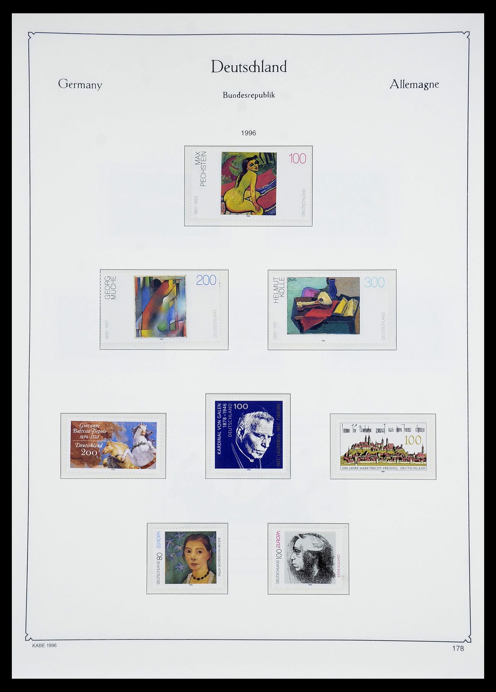 34571 281 - Postzegelverzameling 34571 Bundespost 1949-1996.