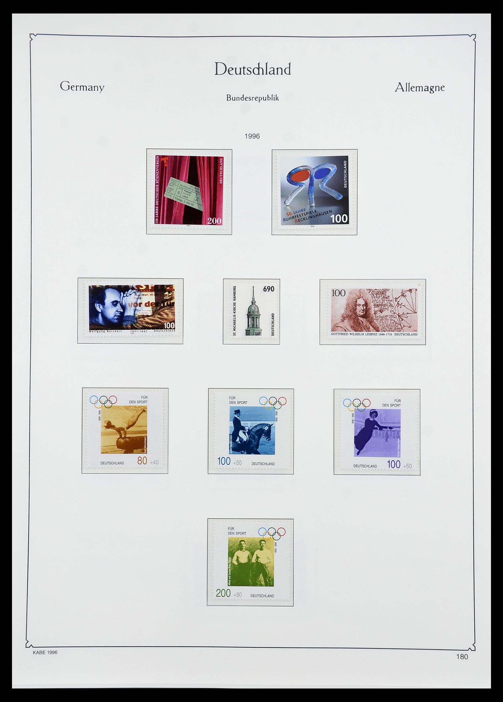 34571 283 - Postzegelverzameling 34571 Bundespost 1949-1996.