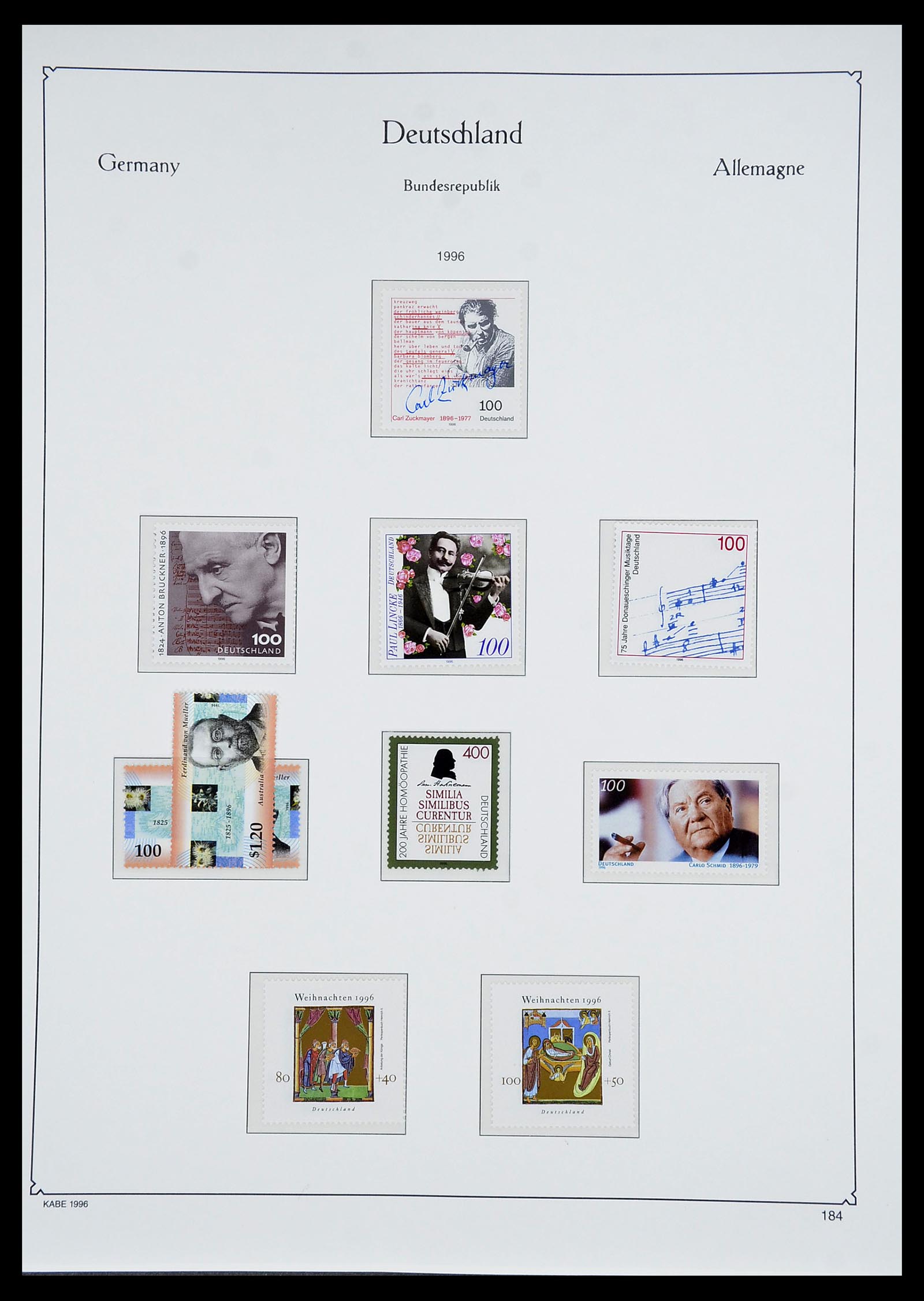 34571 287 - Postzegelverzameling 34571 Bundespost 1949-1996.