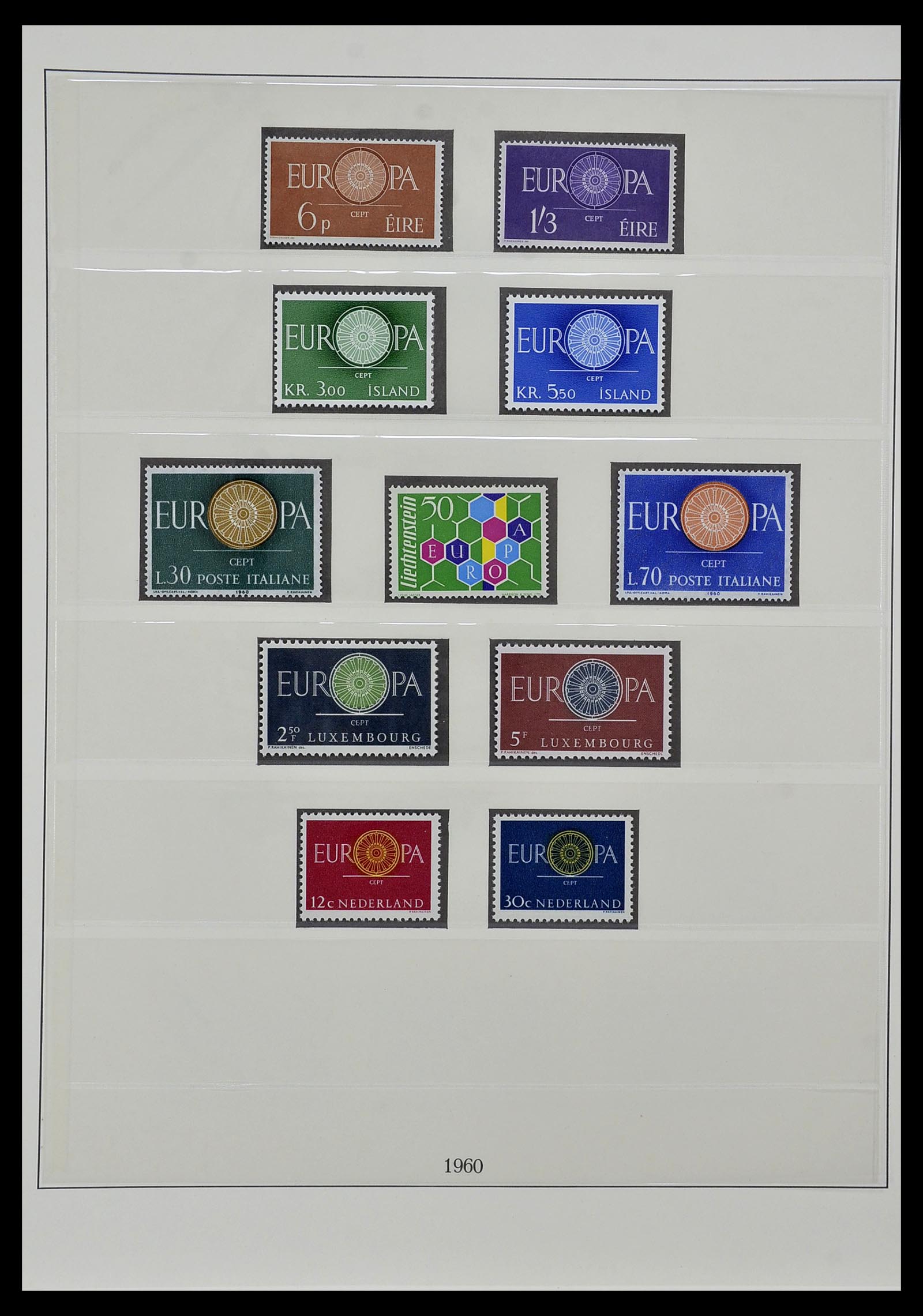34572 006 - Postzegelverzameling 34572 Europa CEPT 1956-1974.