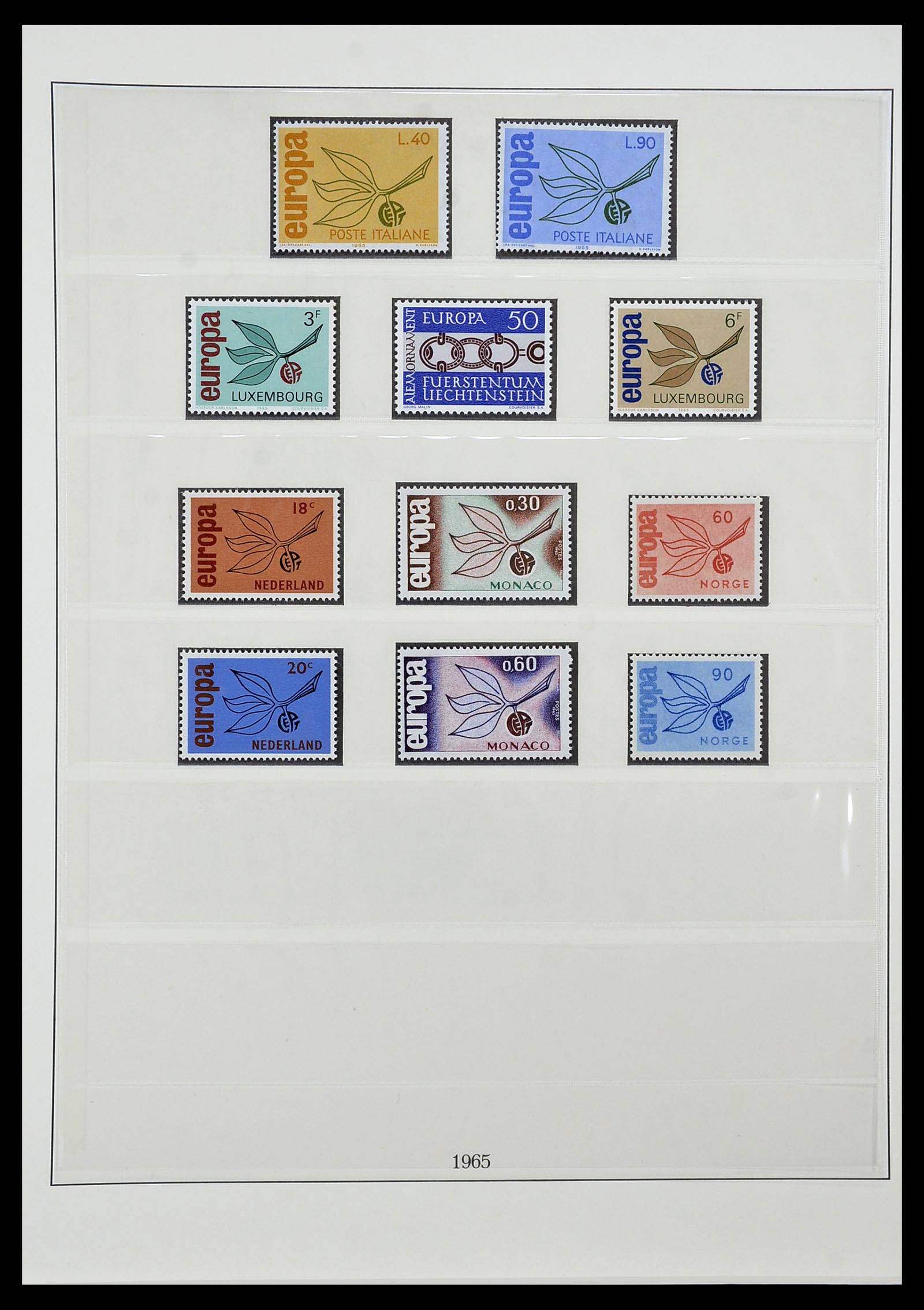 34572 020 - Postzegelverzameling 34572 Europa CEPT 1956-1974.
