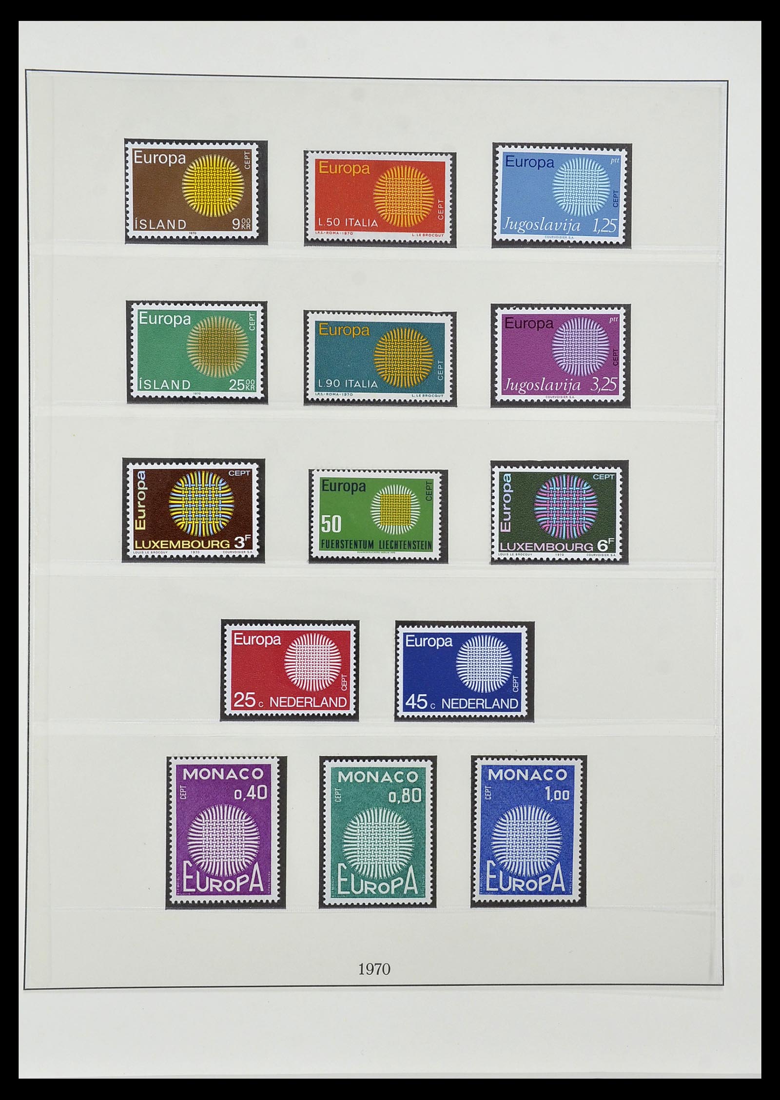 34572 034 - Postzegelverzameling 34572 Europa CEPT 1956-1974.