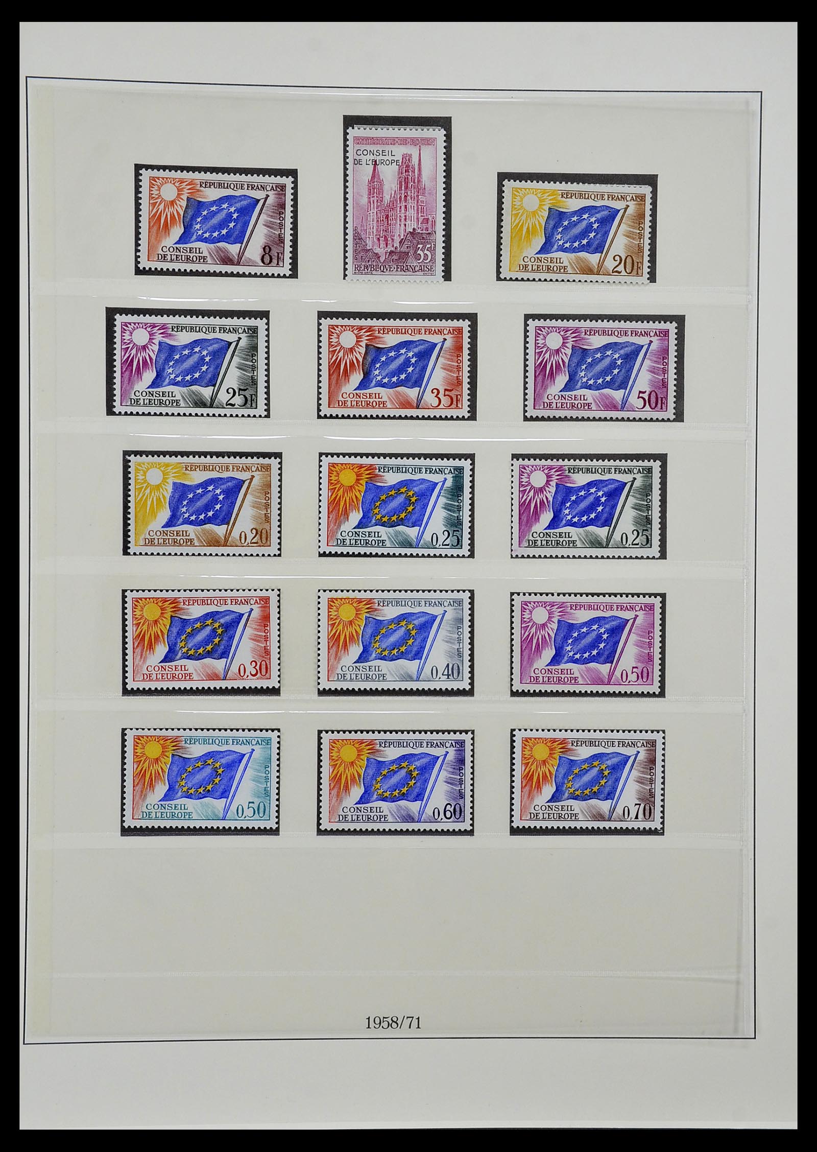 34572 039 - Postzegelverzameling 34572 Europa CEPT 1956-1974.