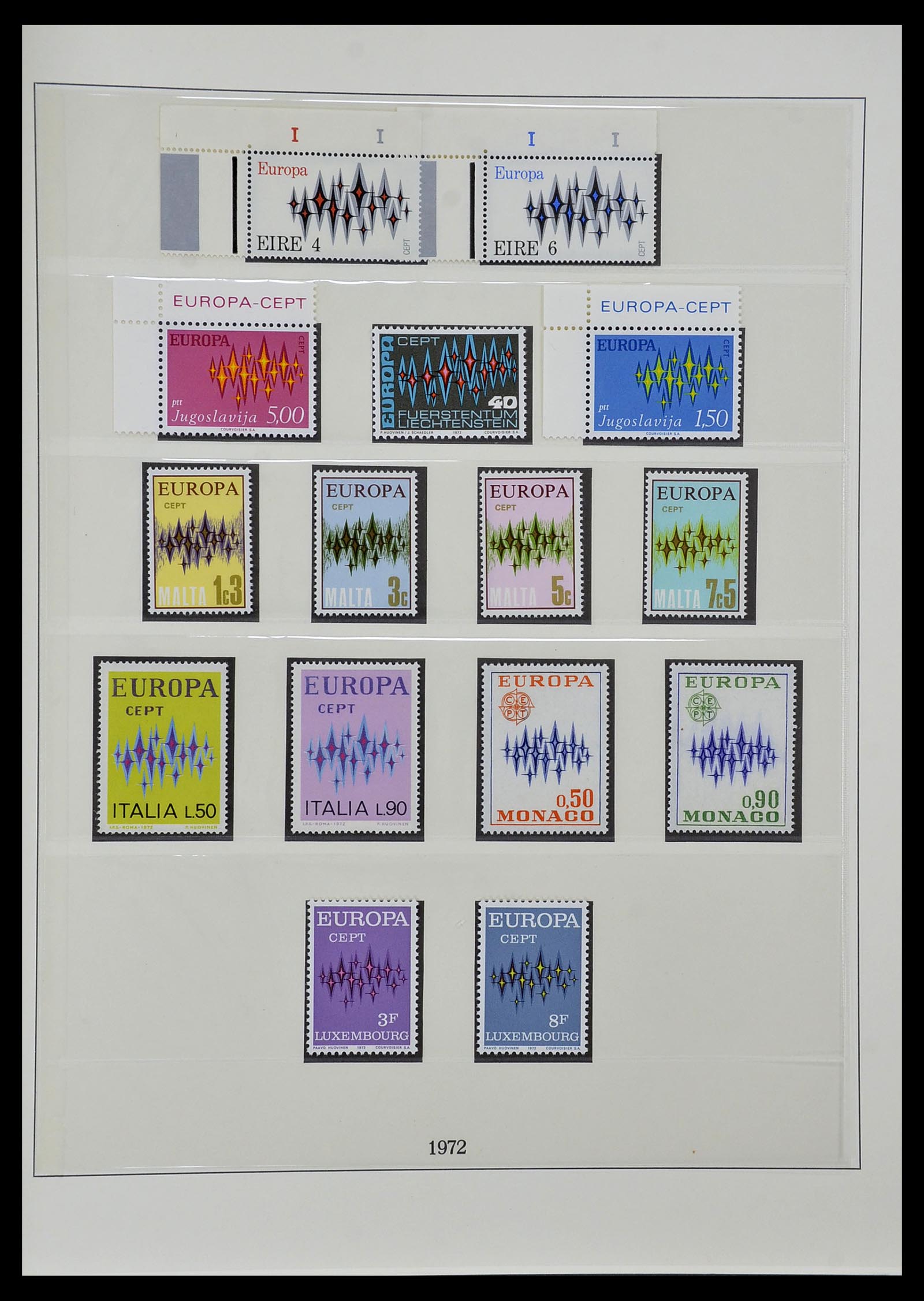 34572 041 - Postzegelverzameling 34572 Europa CEPT 1956-1974.