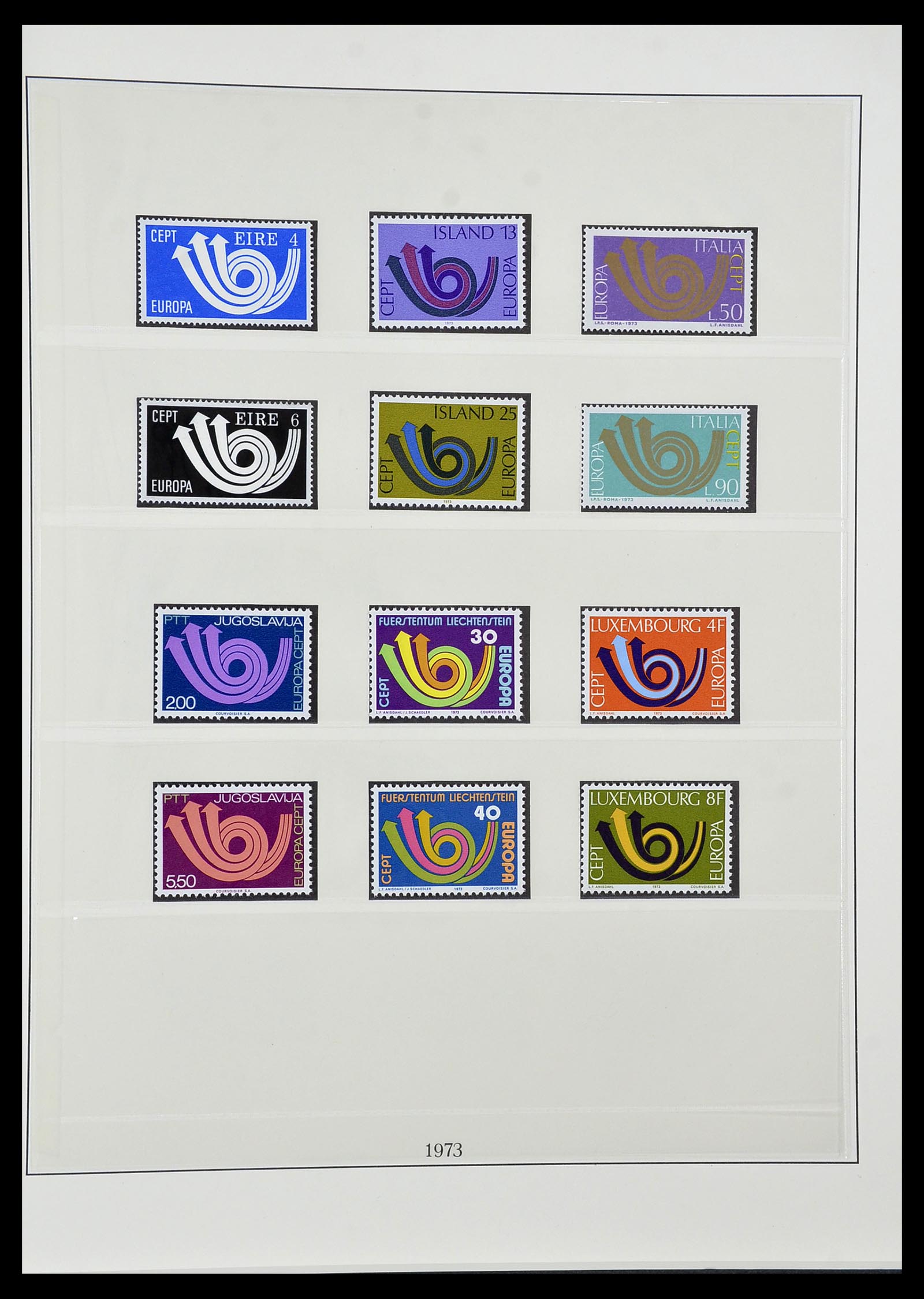 34572 044 - Postzegelverzameling 34572 Europa CEPT 1956-1974.