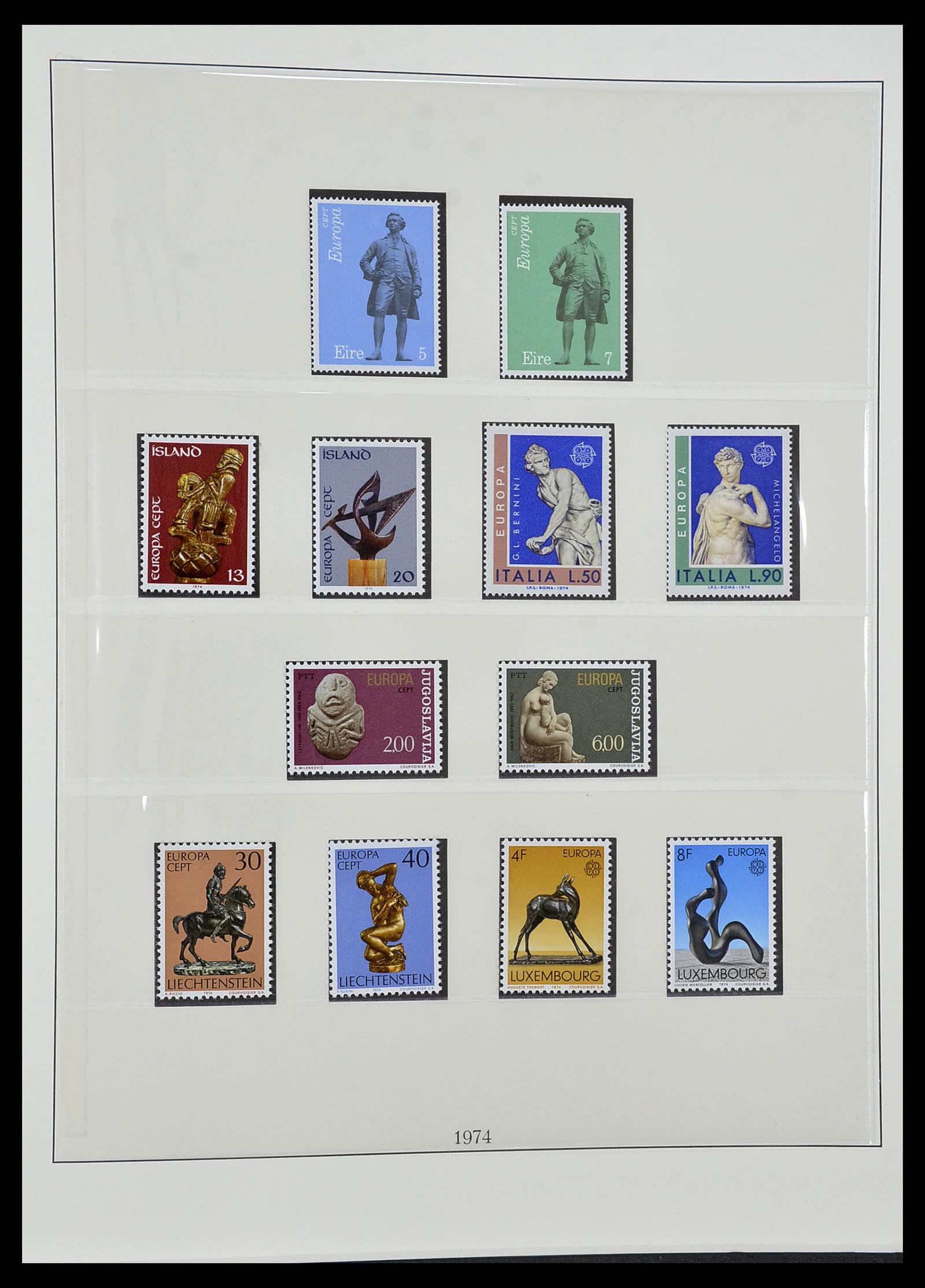 34572 048 - Postzegelverzameling 34572 Europa CEPT 1956-1974.
