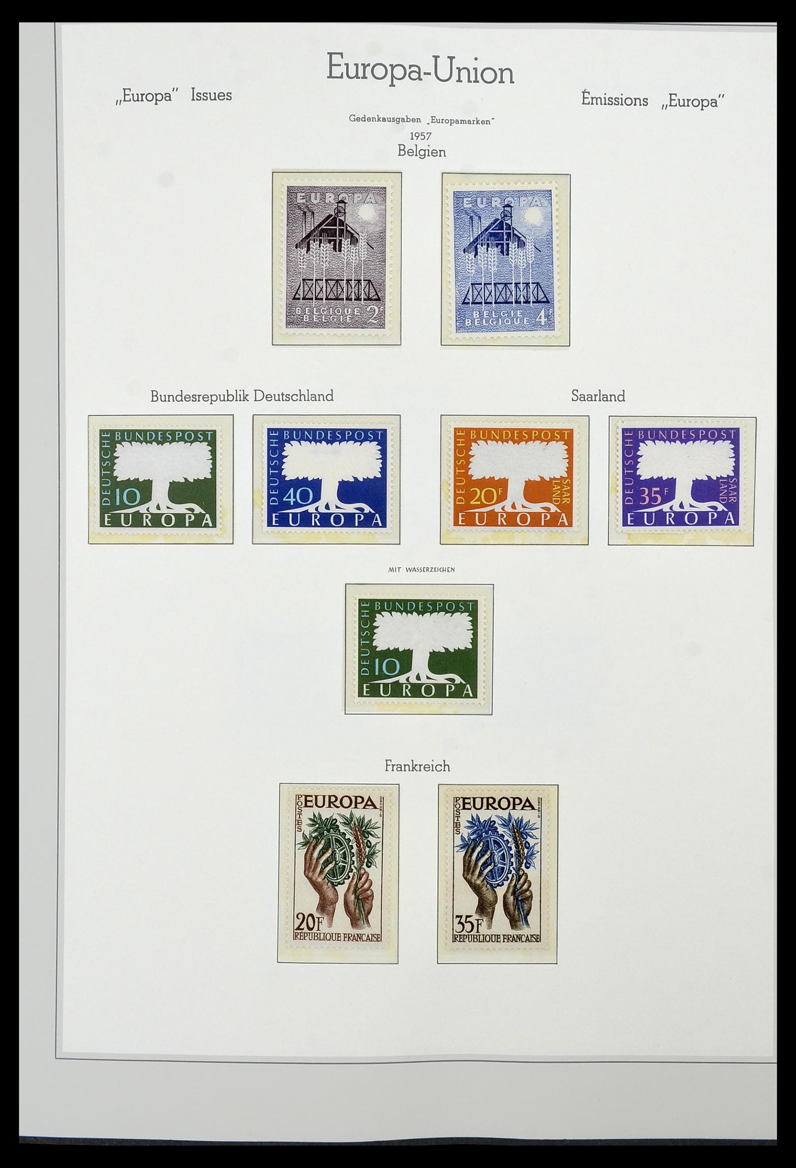 34573 002 - Postzegelverzameling 34573 Europa CEPT 1956-1974.