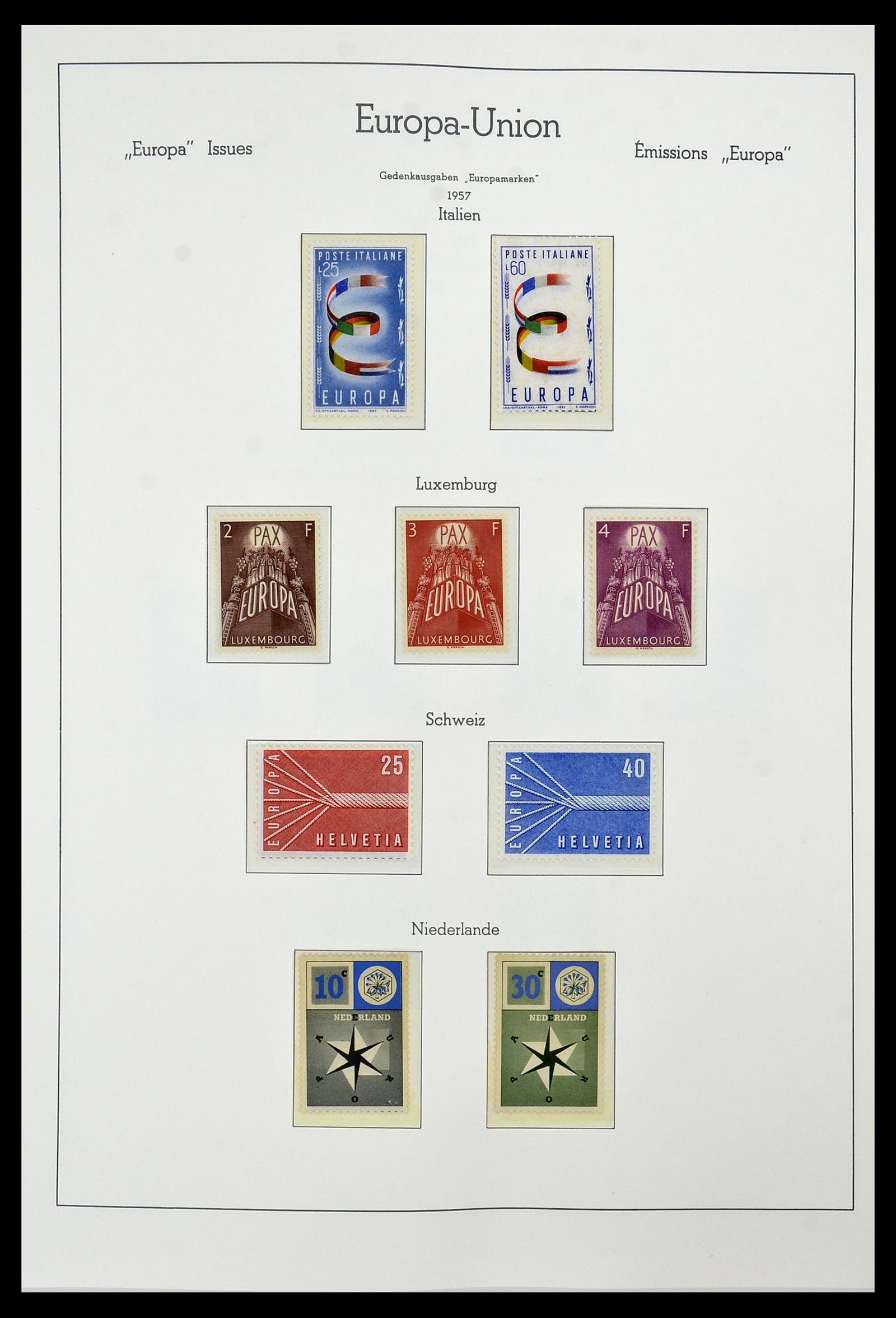 34573 003 - Postzegelverzameling 34573 Europa CEPT 1956-1974.