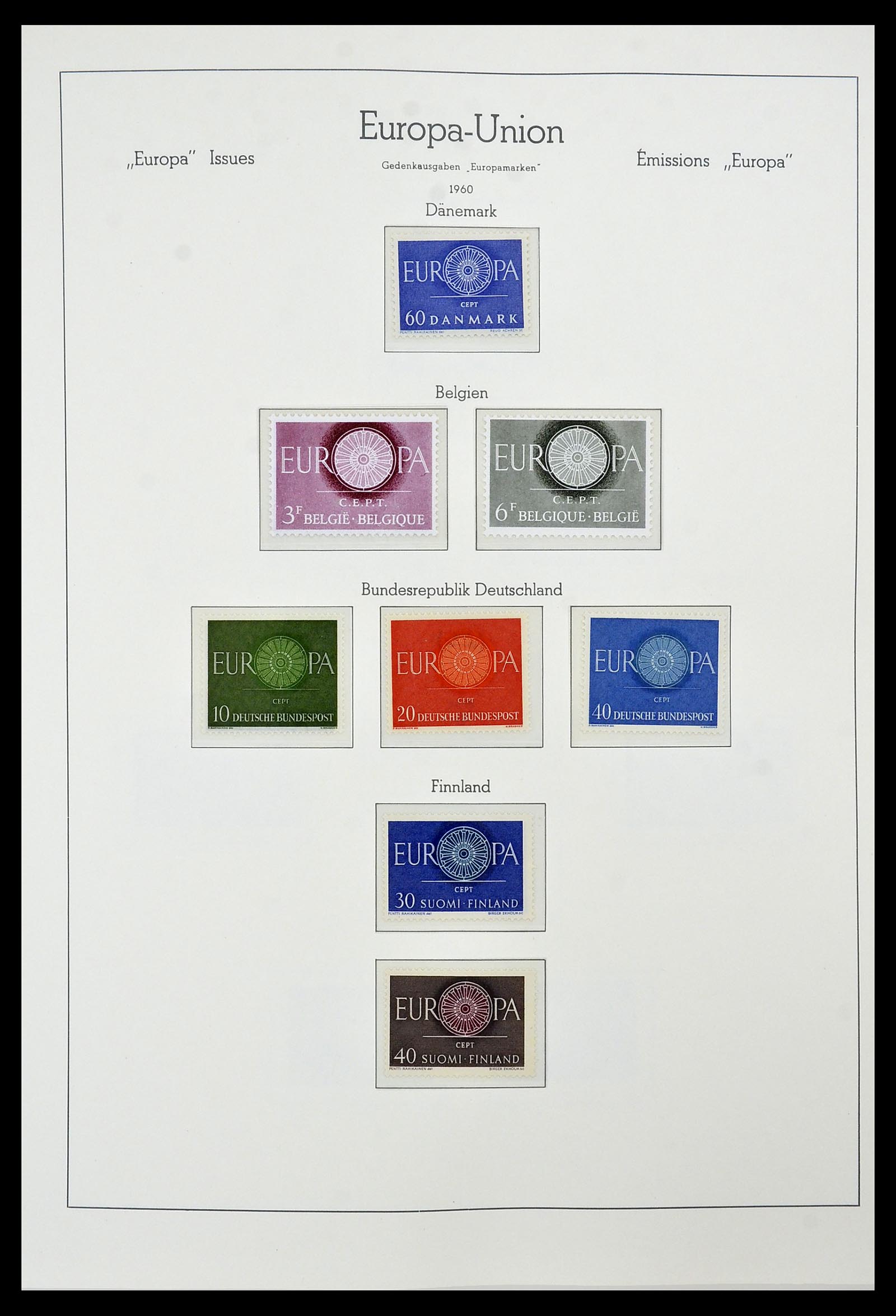 34573 008 - Postzegelverzameling 34573 Europa CEPT 1956-1974.