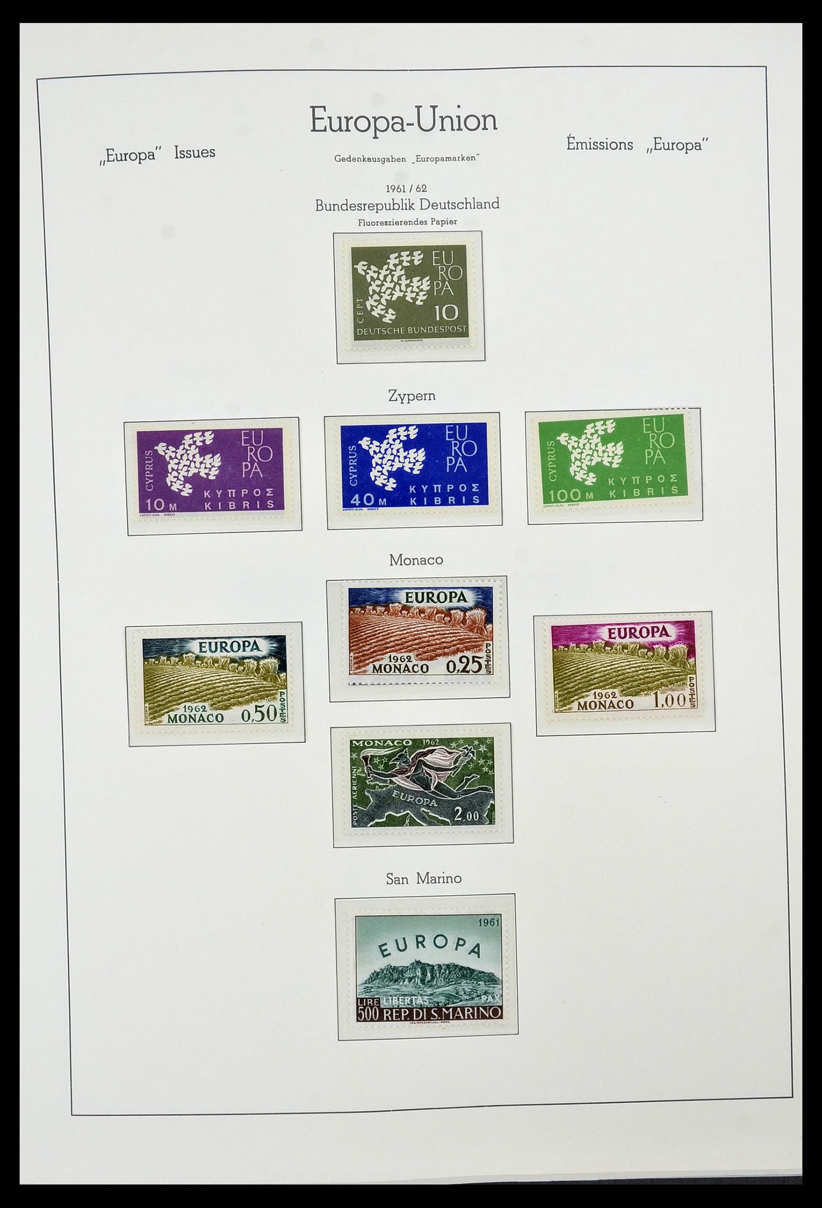 34573 015 - Postzegelverzameling 34573 Europa CEPT 1956-1974.
