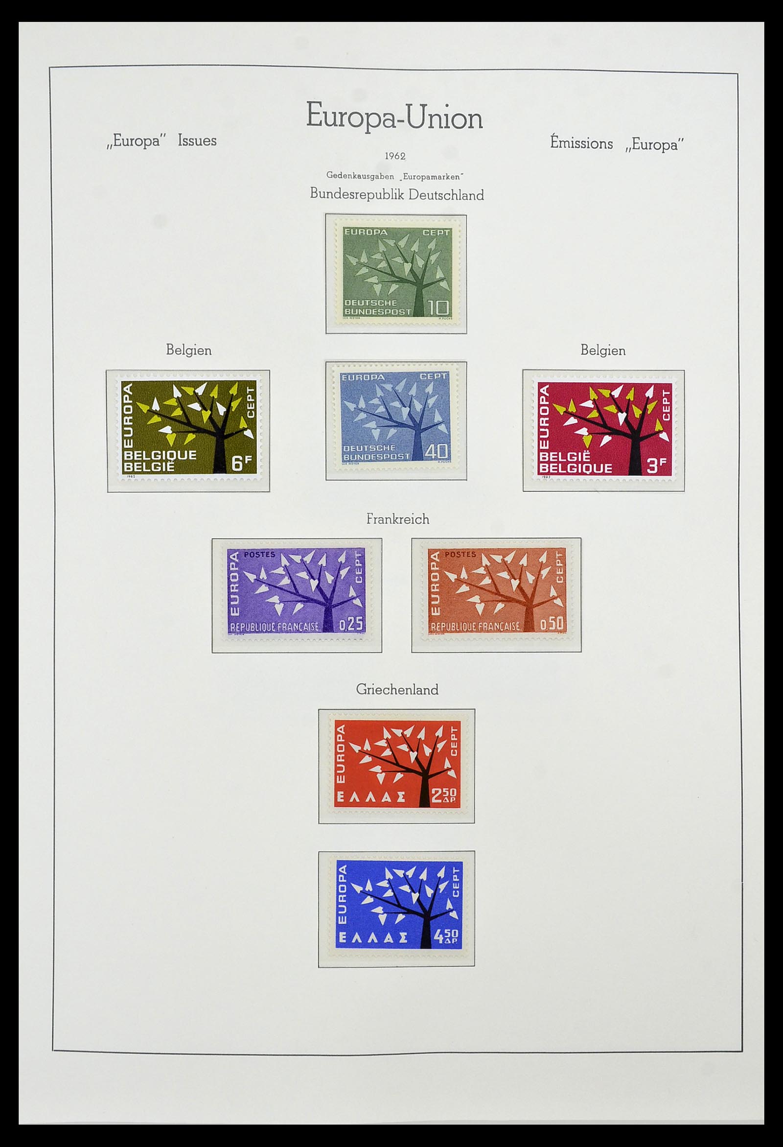 34573 016 - Postzegelverzameling 34573 Europa CEPT 1956-1974.