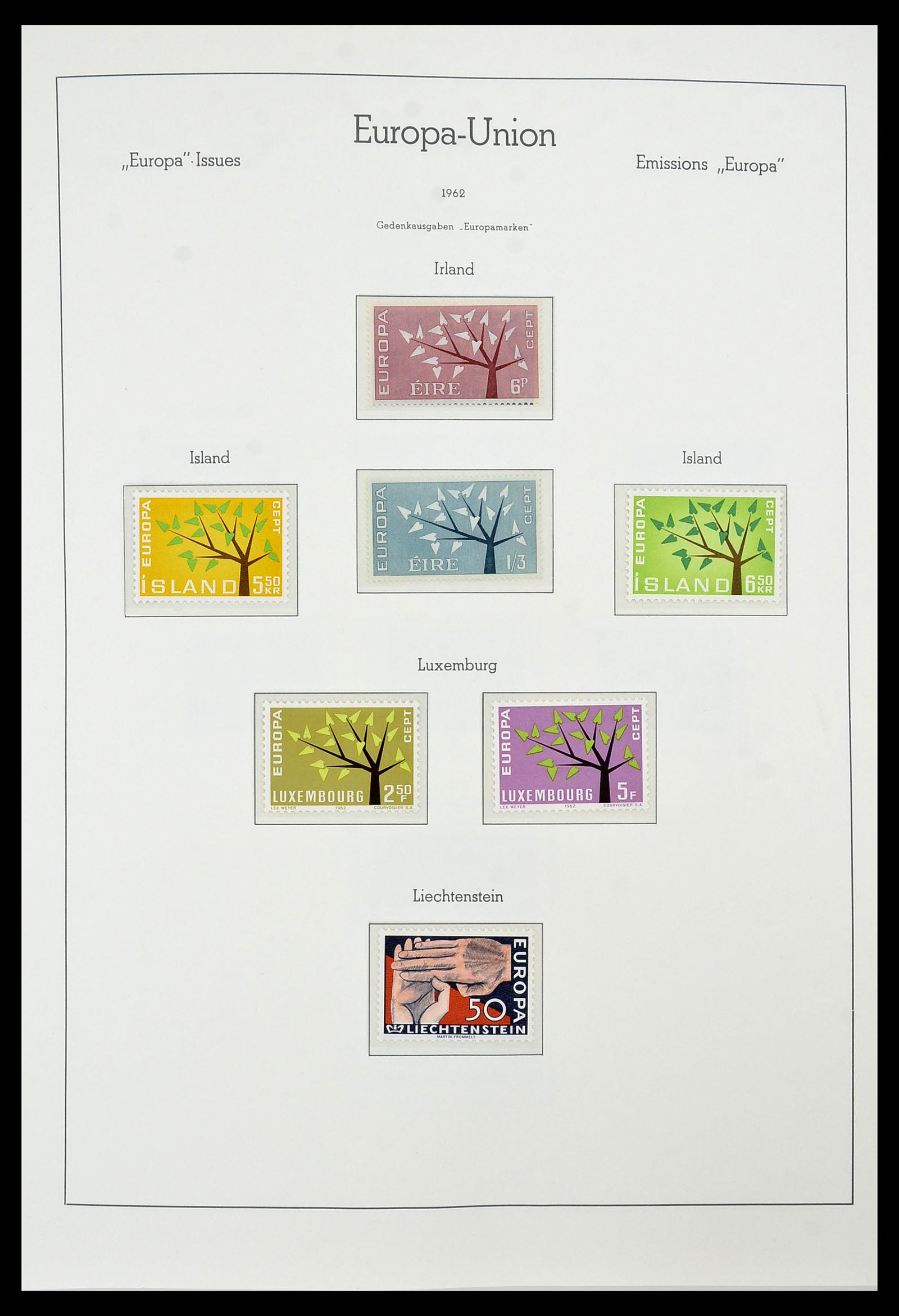 34573 017 - Postzegelverzameling 34573 Europa CEPT 1956-1974.