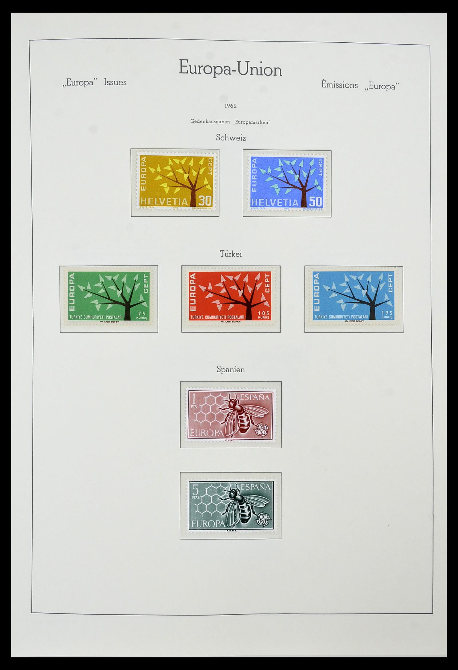 34573 019 - Postzegelverzameling 34573 Europa CEPT 1956-1974.