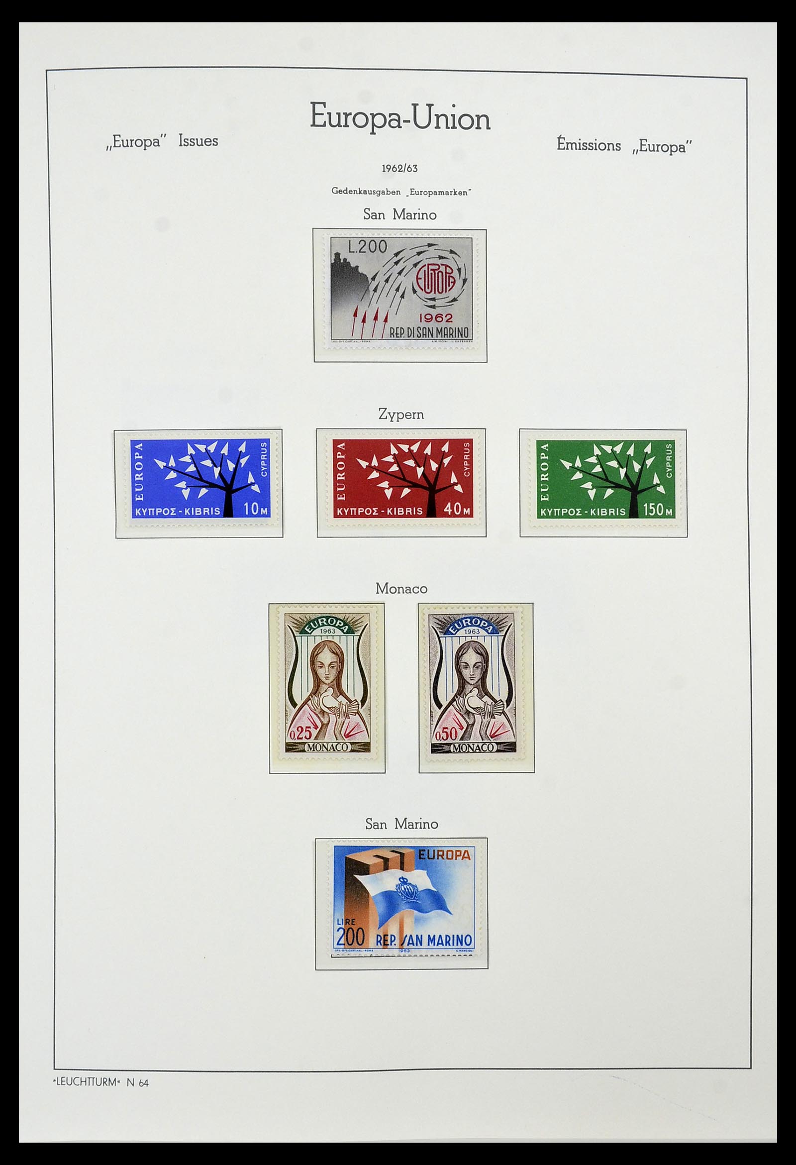 34573 020 - Postzegelverzameling 34573 Europa CEPT 1956-1974.