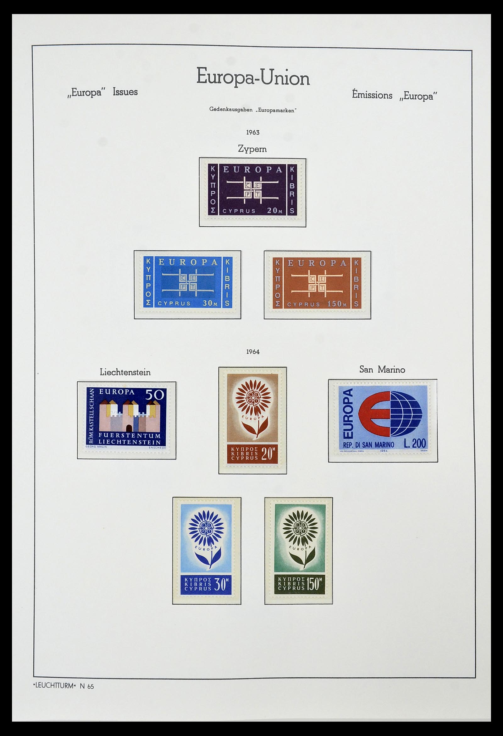 34573 025 - Postzegelverzameling 34573 Europa CEPT 1956-1974.