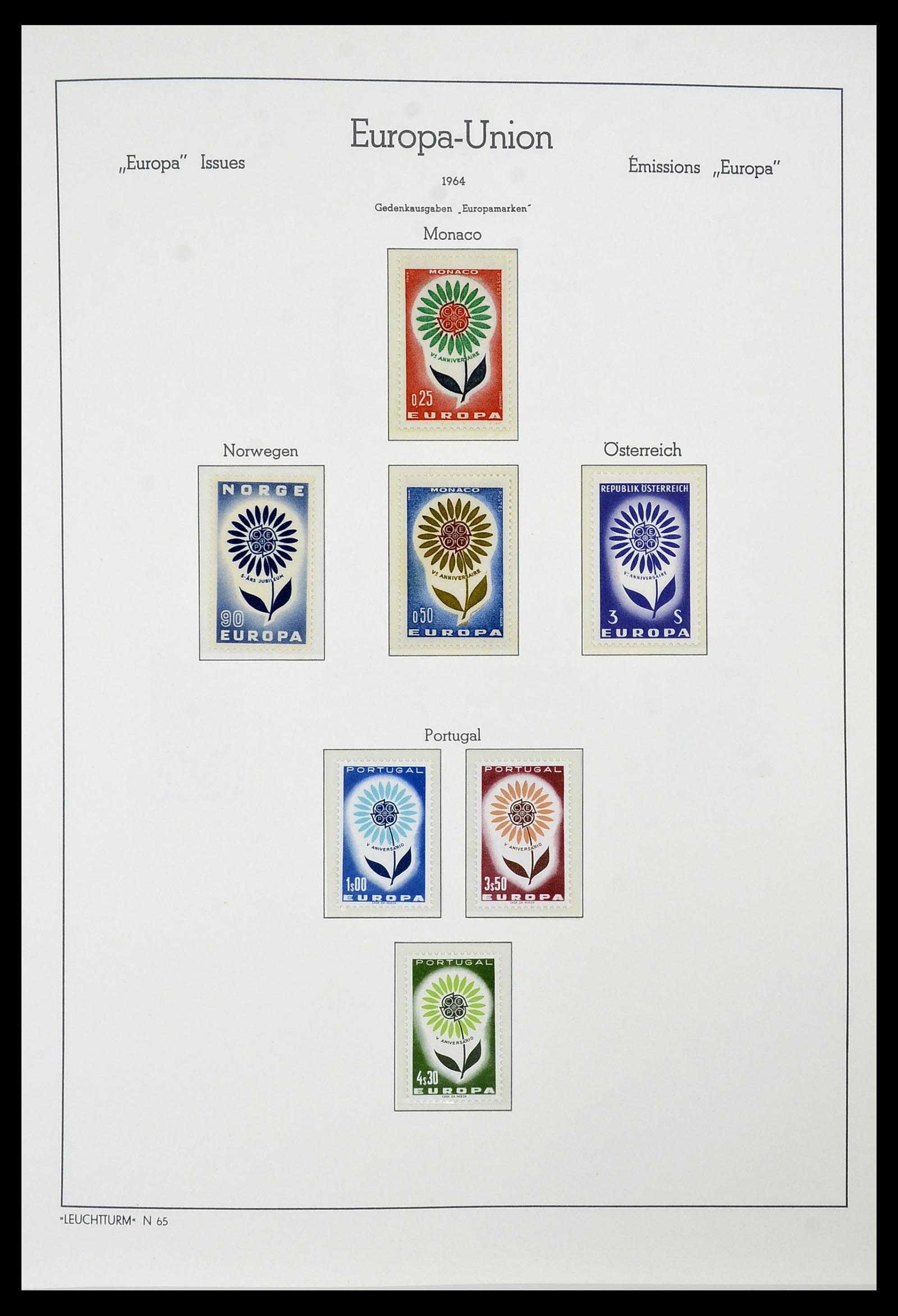 34573 028 - Postzegelverzameling 34573 Europa CEPT 1956-1974.