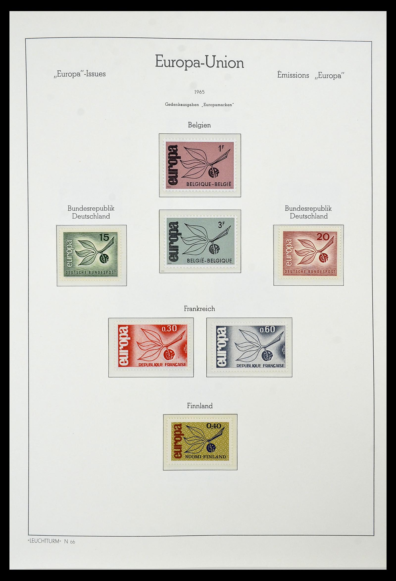 34573 030 - Postzegelverzameling 34573 Europa CEPT 1956-1974.