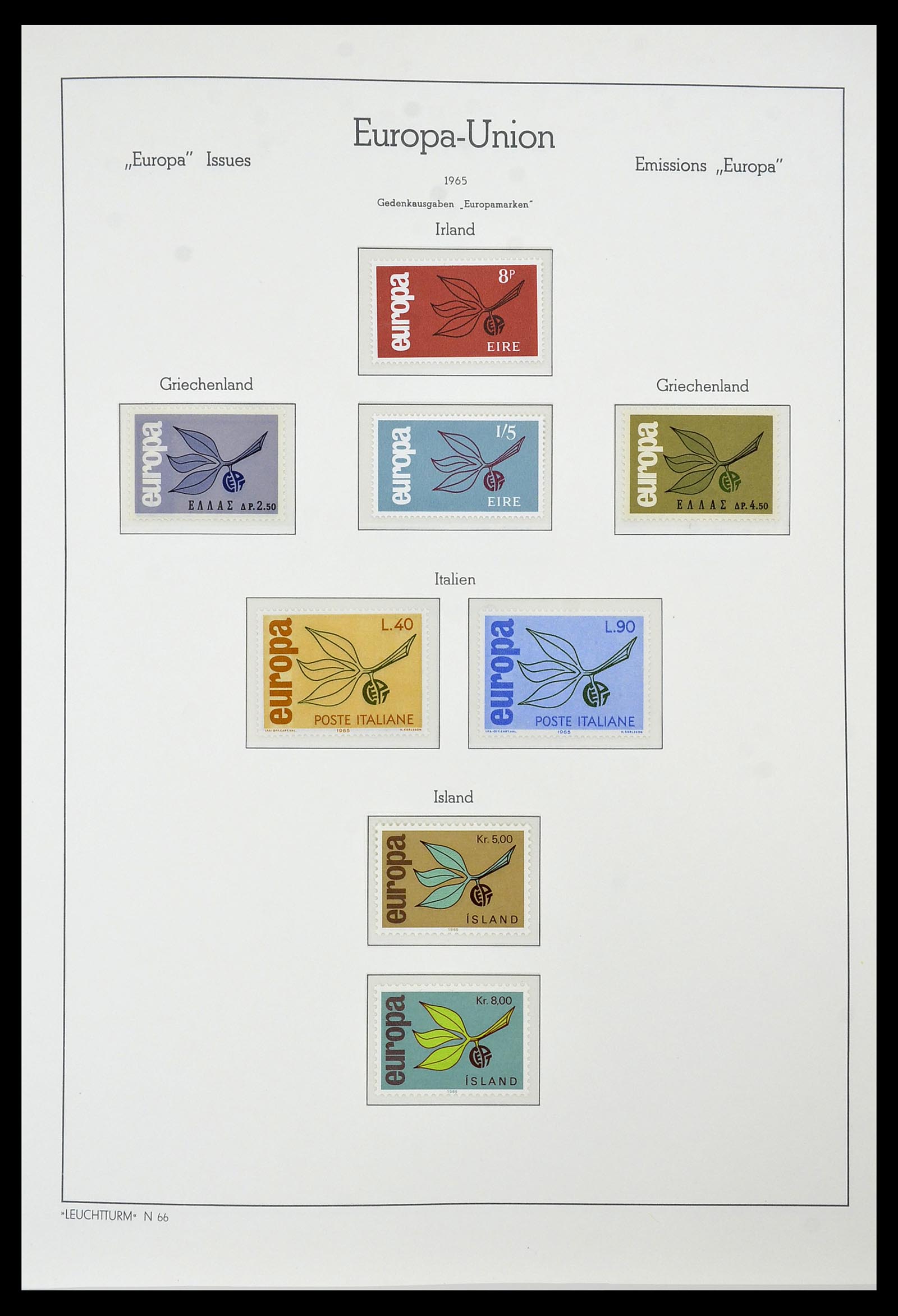 34573 031 - Postzegelverzameling 34573 Europa CEPT 1956-1974.