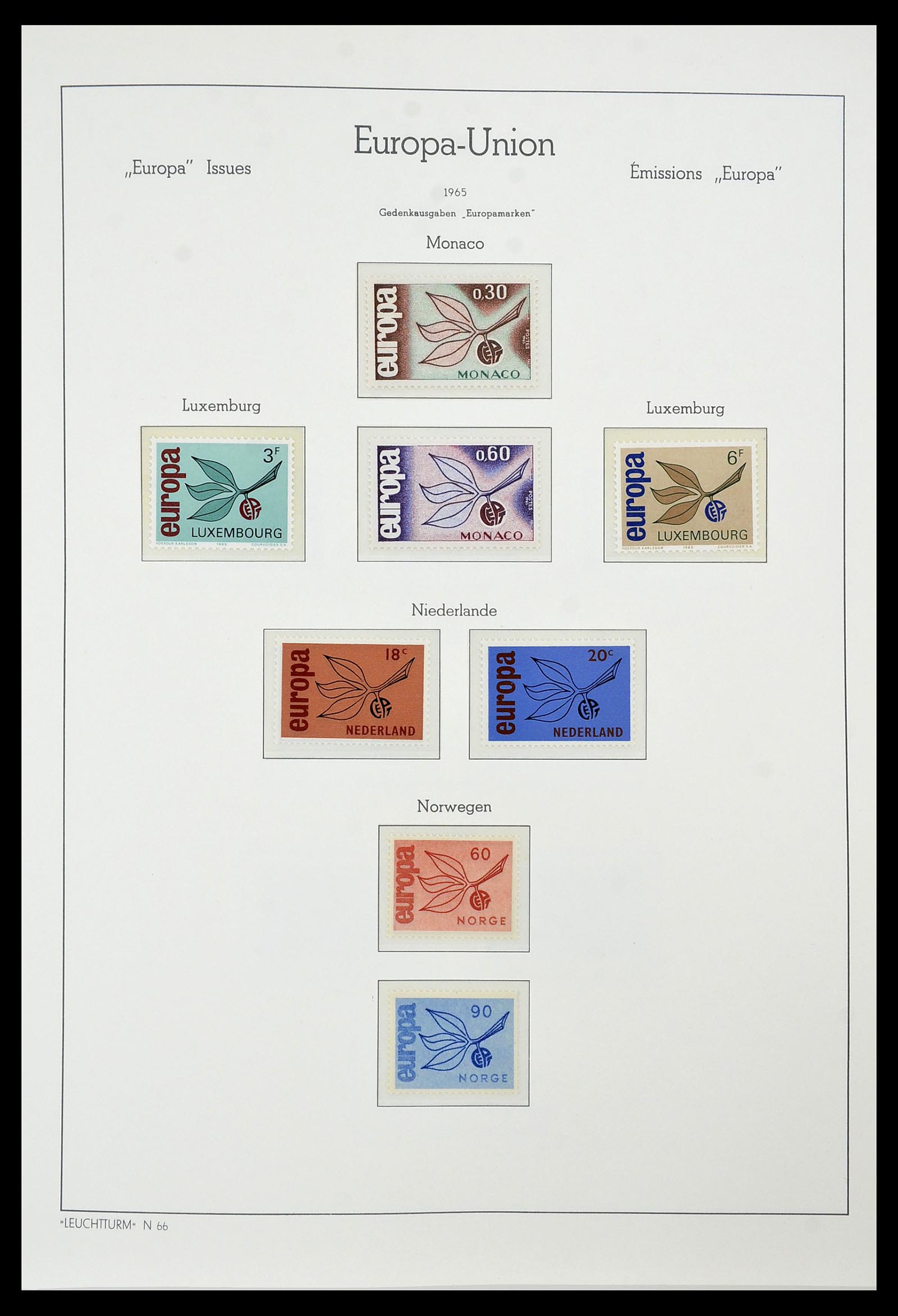 34573 032 - Postzegelverzameling 34573 Europa CEPT 1956-1974.