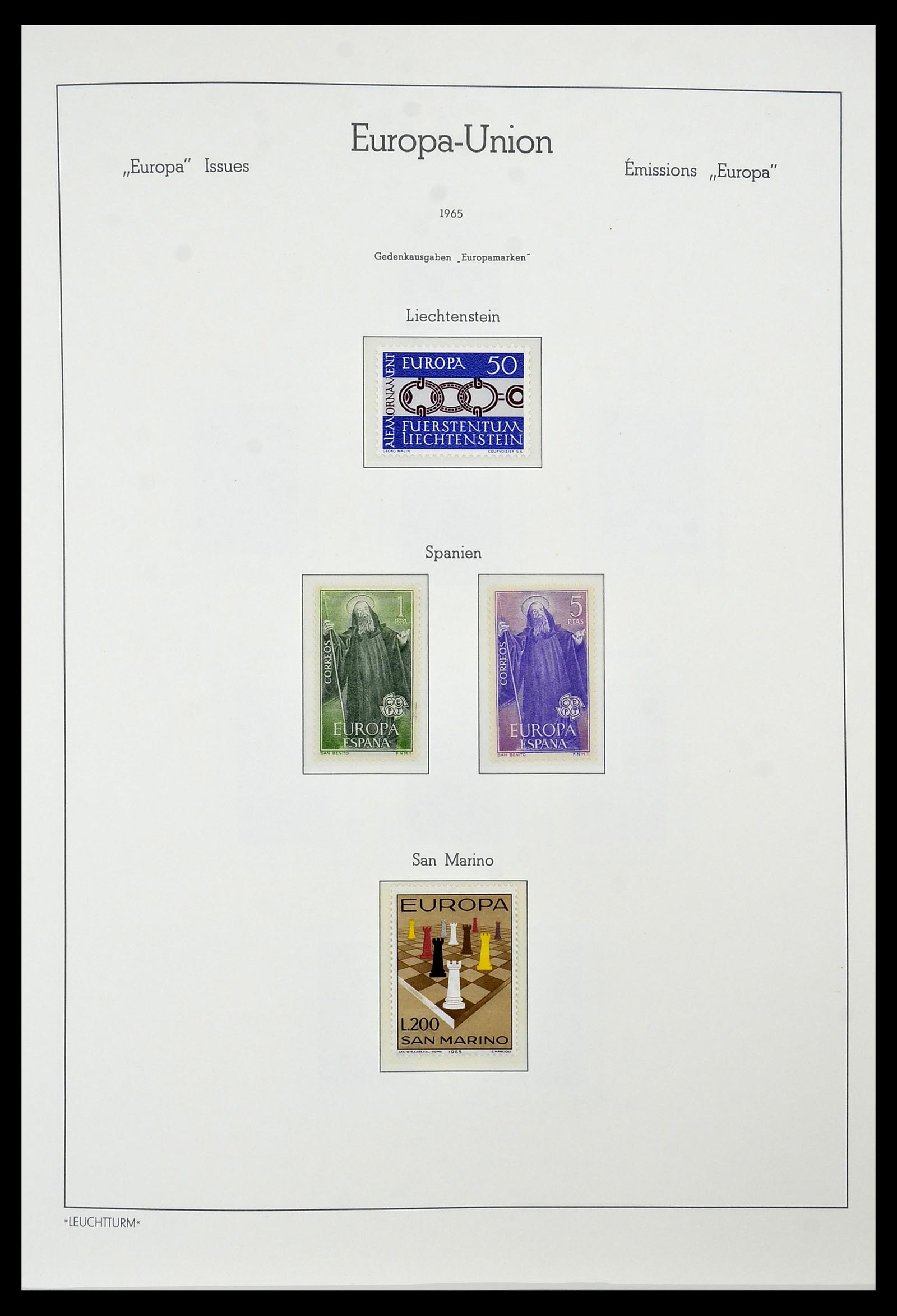 34573 034 - Postzegelverzameling 34573 Europa CEPT 1956-1974.