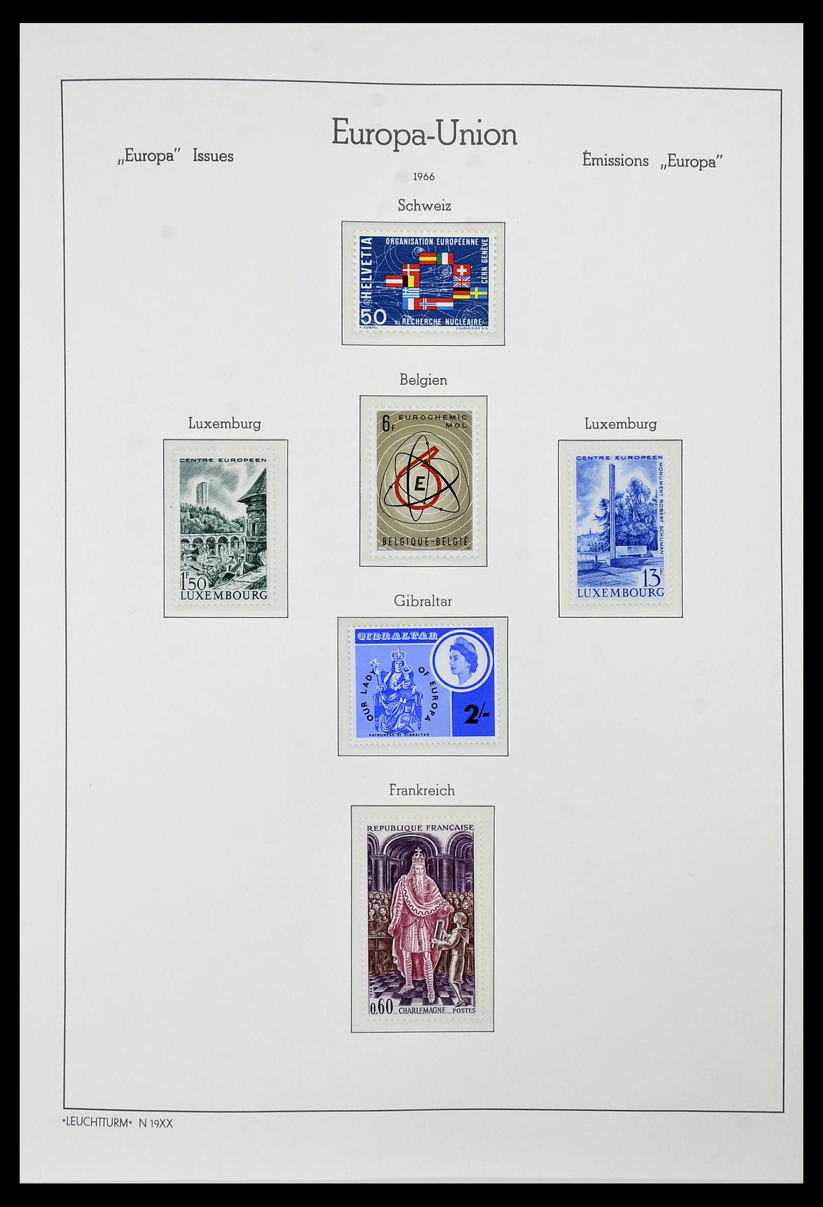 34573 036 - Postzegelverzameling 34573 Europa CEPT 1956-1974.
