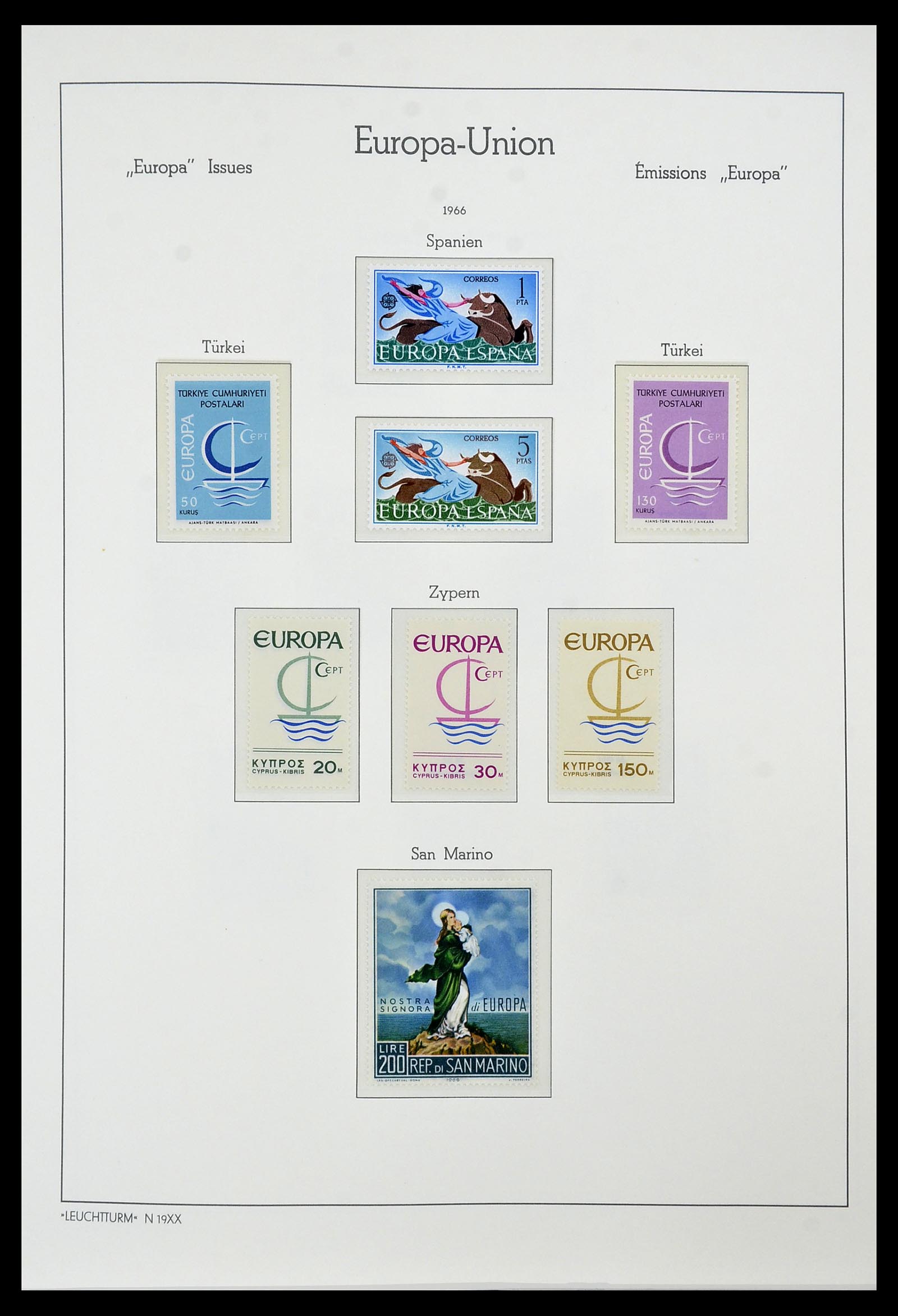 34573 039 - Postzegelverzameling 34573 Europa CEPT 1956-1974.