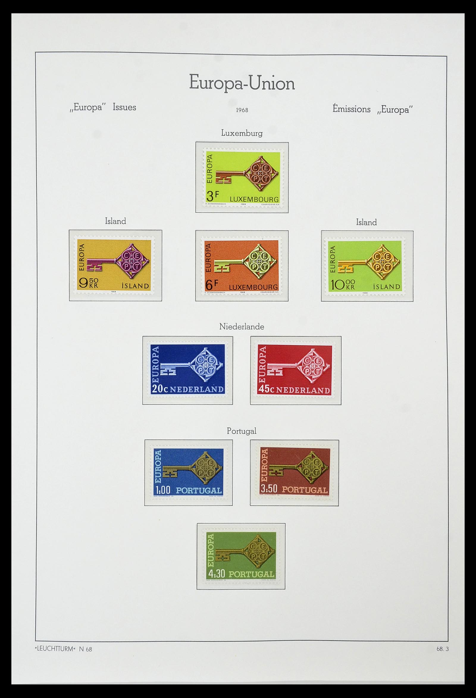 34573 046 - Postzegelverzameling 34573 Europa CEPT 1956-1974.