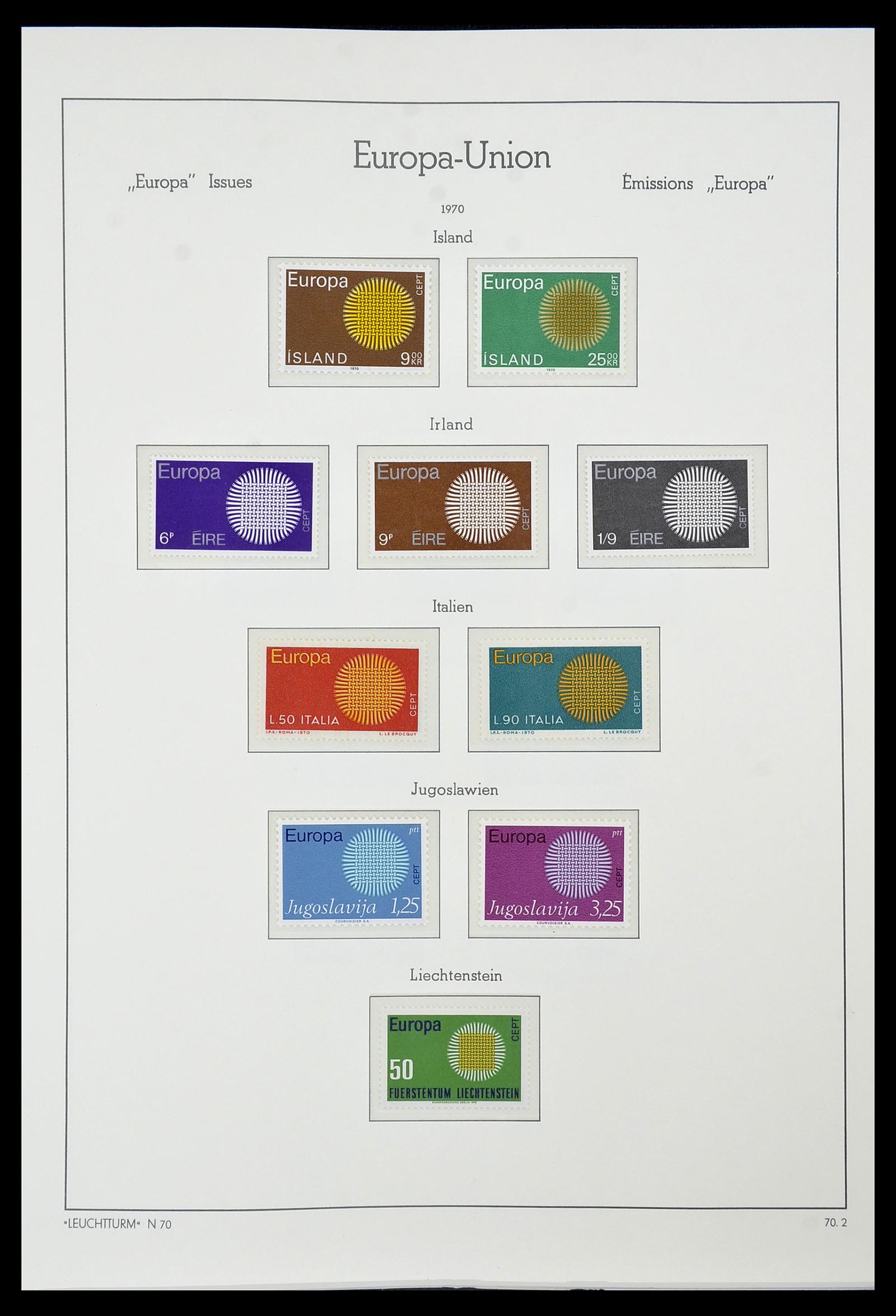 34573 054 - Postzegelverzameling 34573 Europa CEPT 1956-1974.