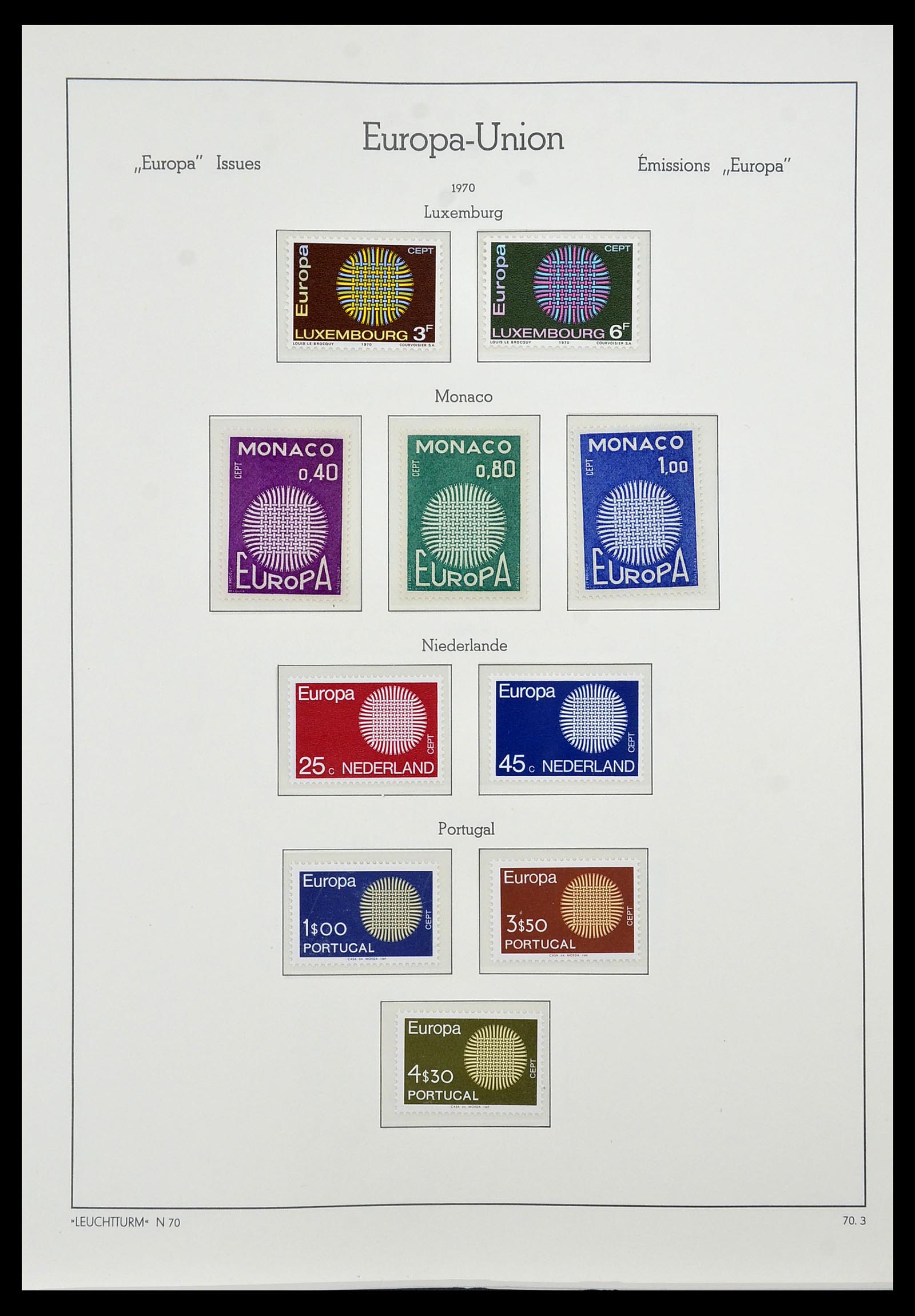 34573 055 - Stamp Collection 34573 Europa CEPT 1956-1974.
