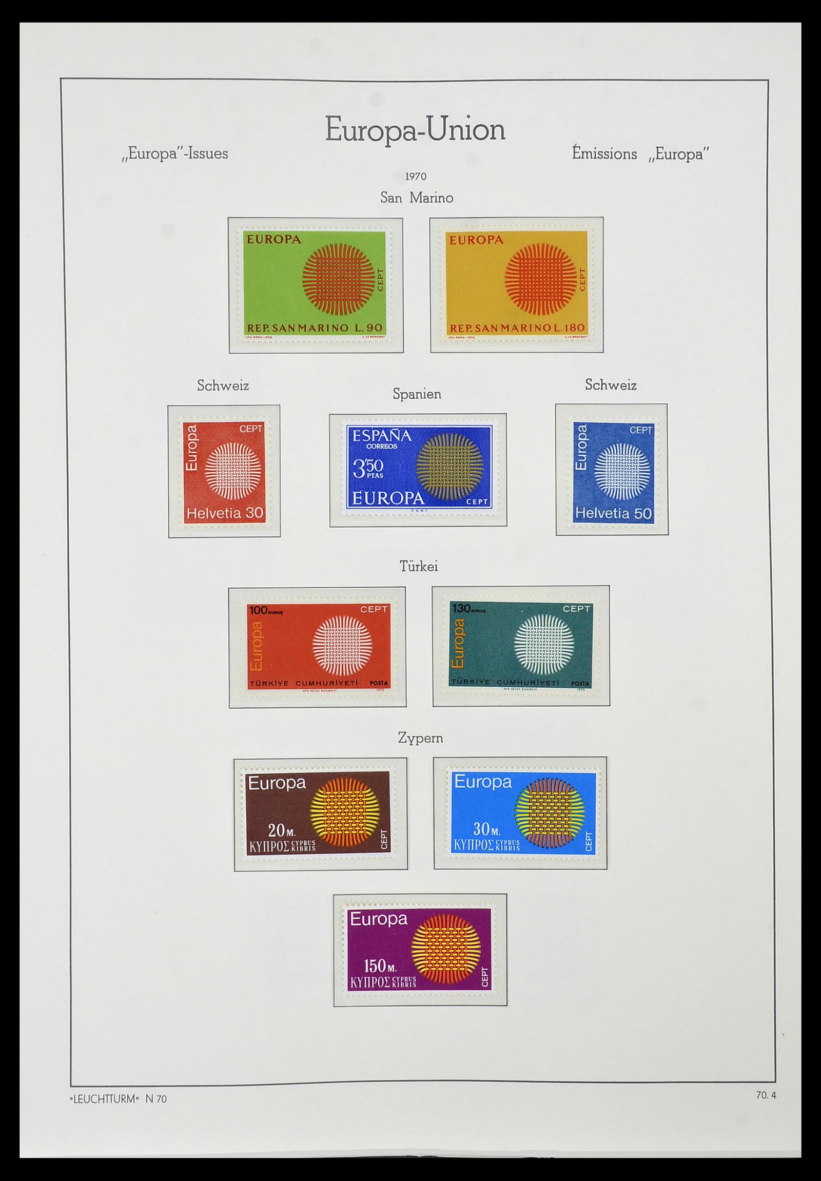 34573 056 - Postzegelverzameling 34573 Europa CEPT 1956-1974.