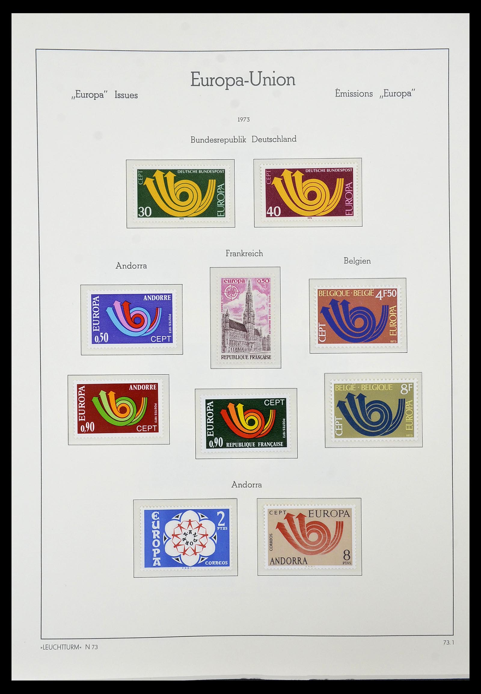 34573 066 - Postzegelverzameling 34573 Europa CEPT 1956-1974.