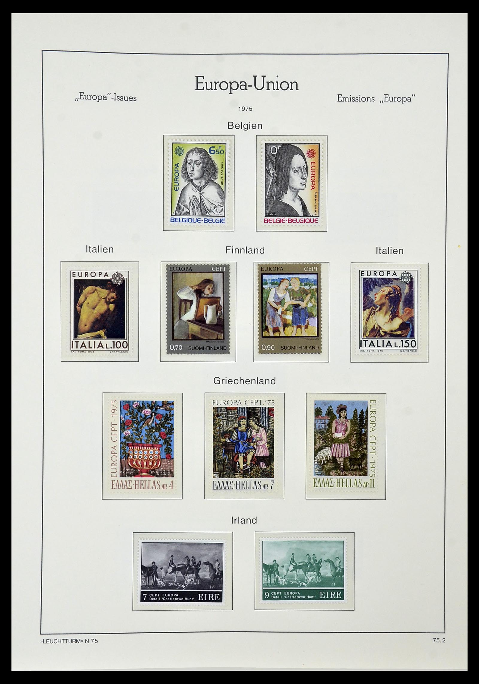 34573 078 - Postzegelverzameling 34573 Europa CEPT 1956-1974.