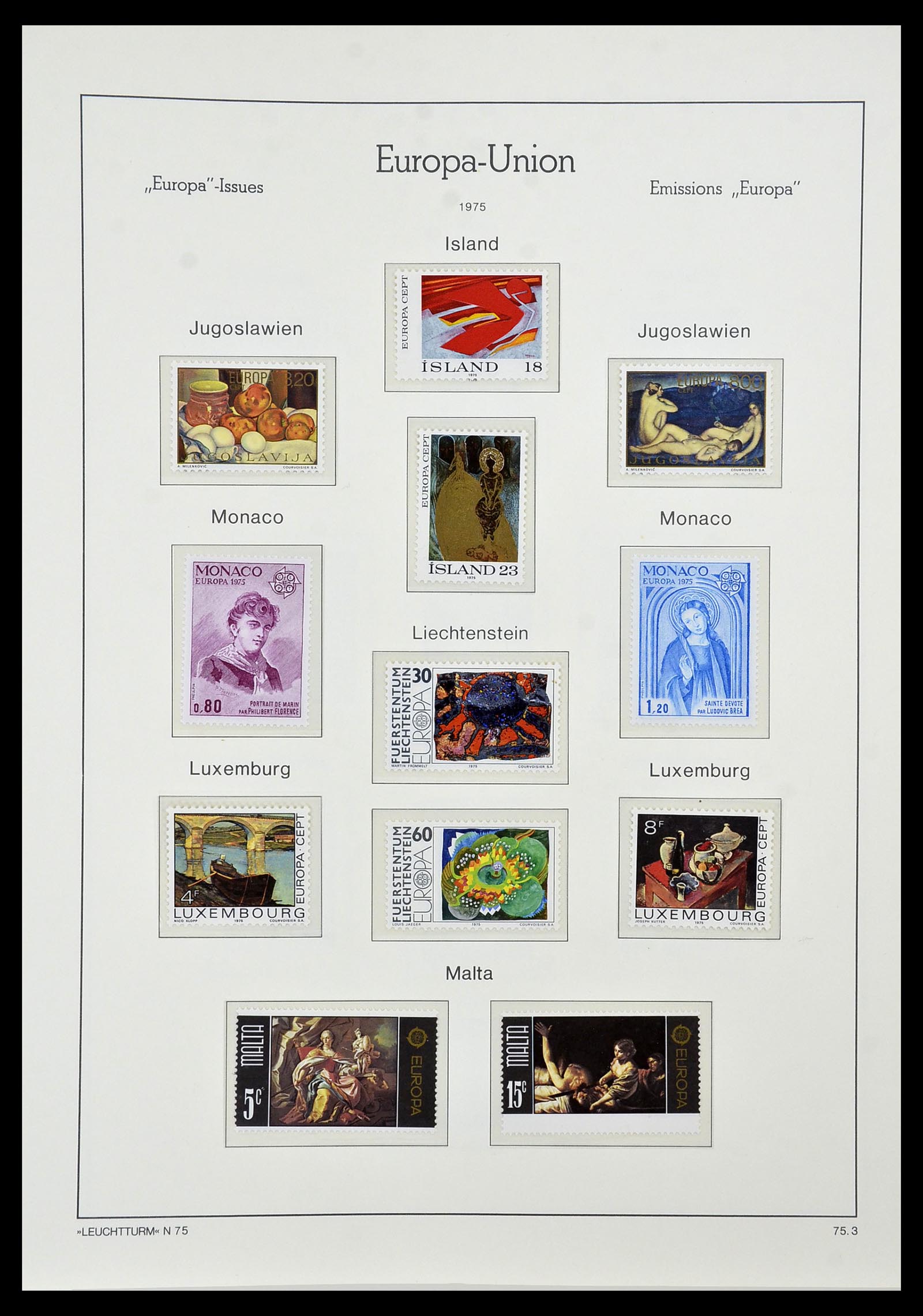 34573 079 - Postzegelverzameling 34573 Europa CEPT 1956-1974.
