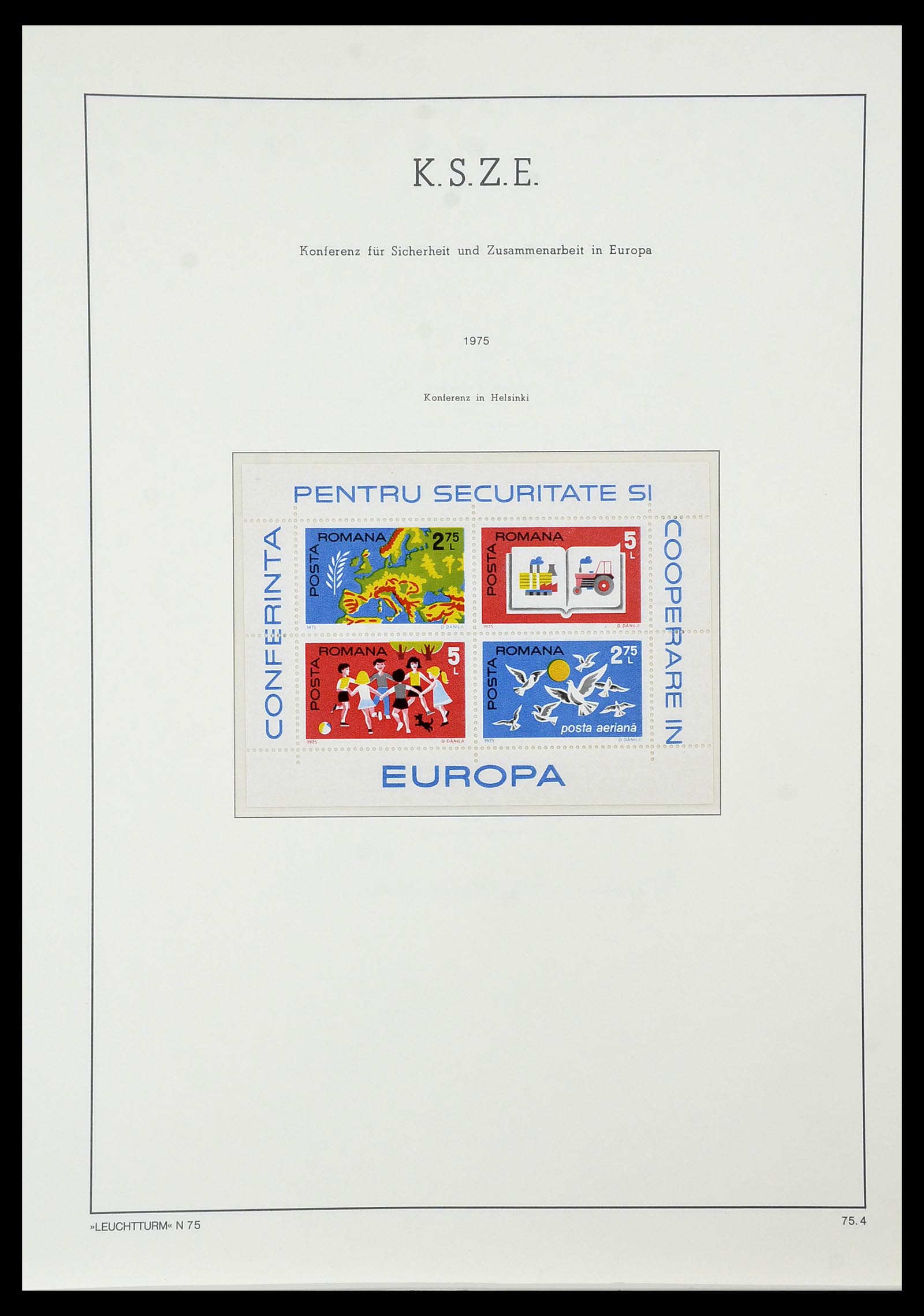 34573 086 - Postzegelverzameling 34573 Europa CEPT 1956-1974.
