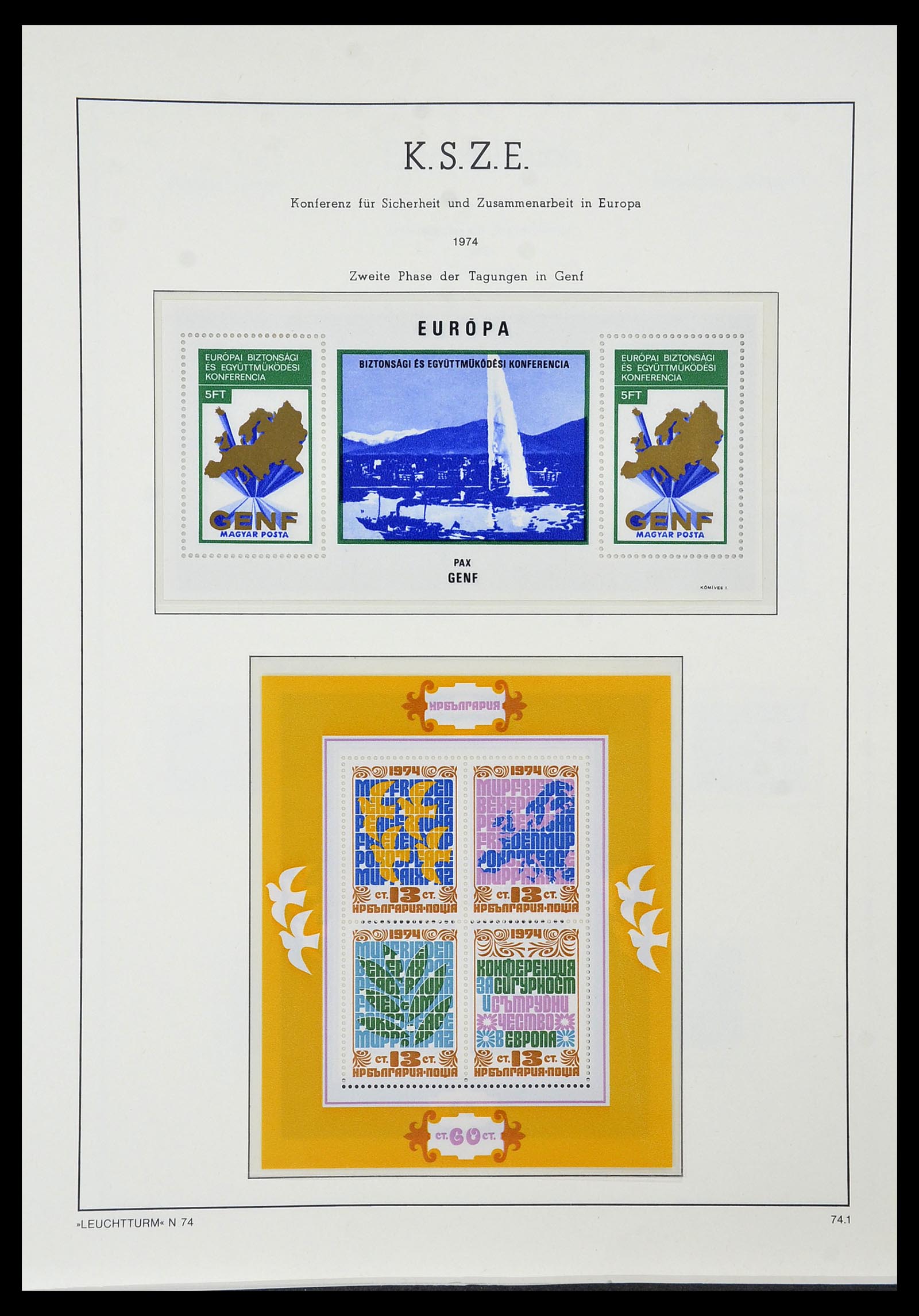 34573 088 - Postzegelverzameling 34573 Europa CEPT 1956-1974.