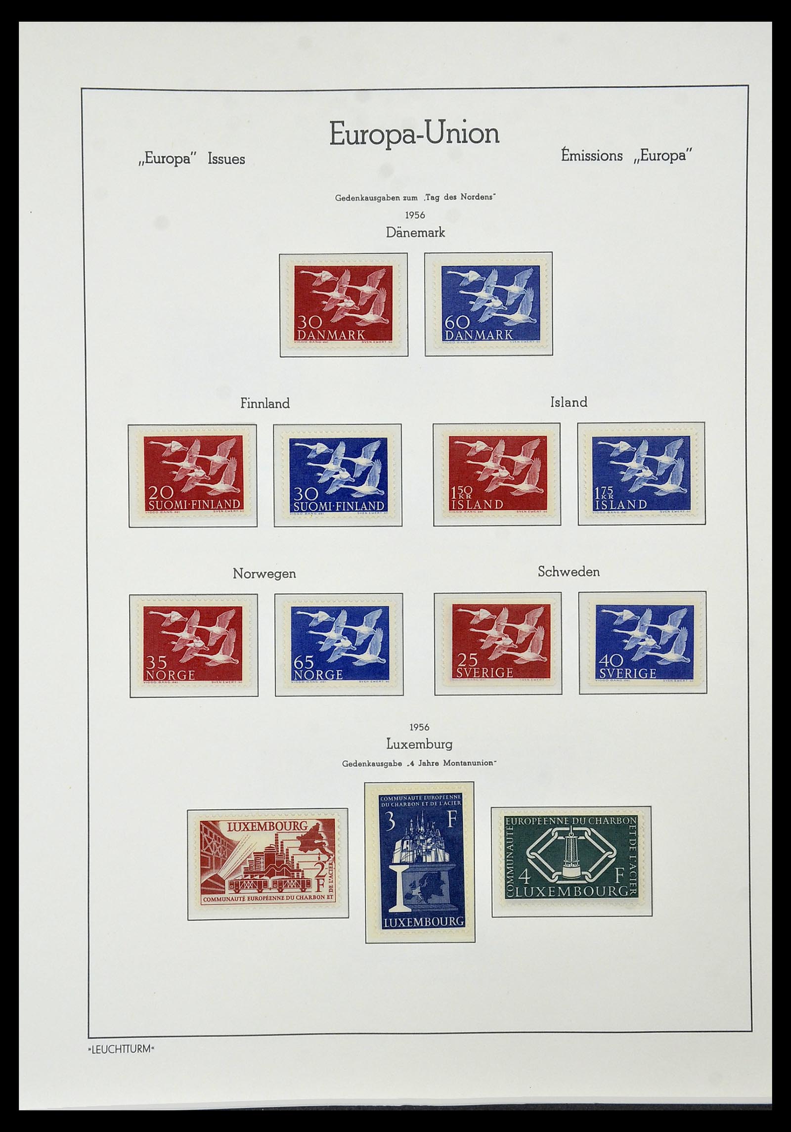 34573 089 - Postzegelverzameling 34573 Europa CEPT 1956-1974.